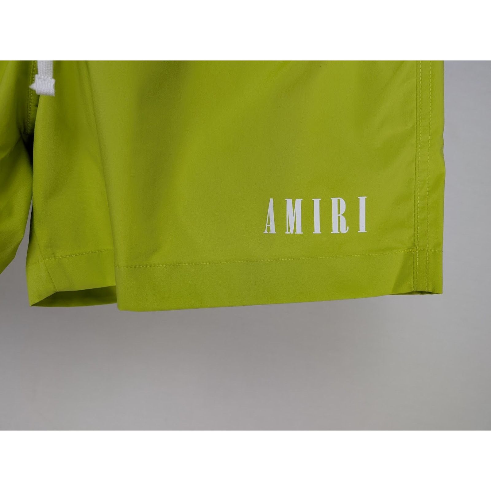 Amiri o1rshd1 Core Logo Swim Trunk Shorts in Lime Size US 32 / EU 48 - 5 Thumbnail