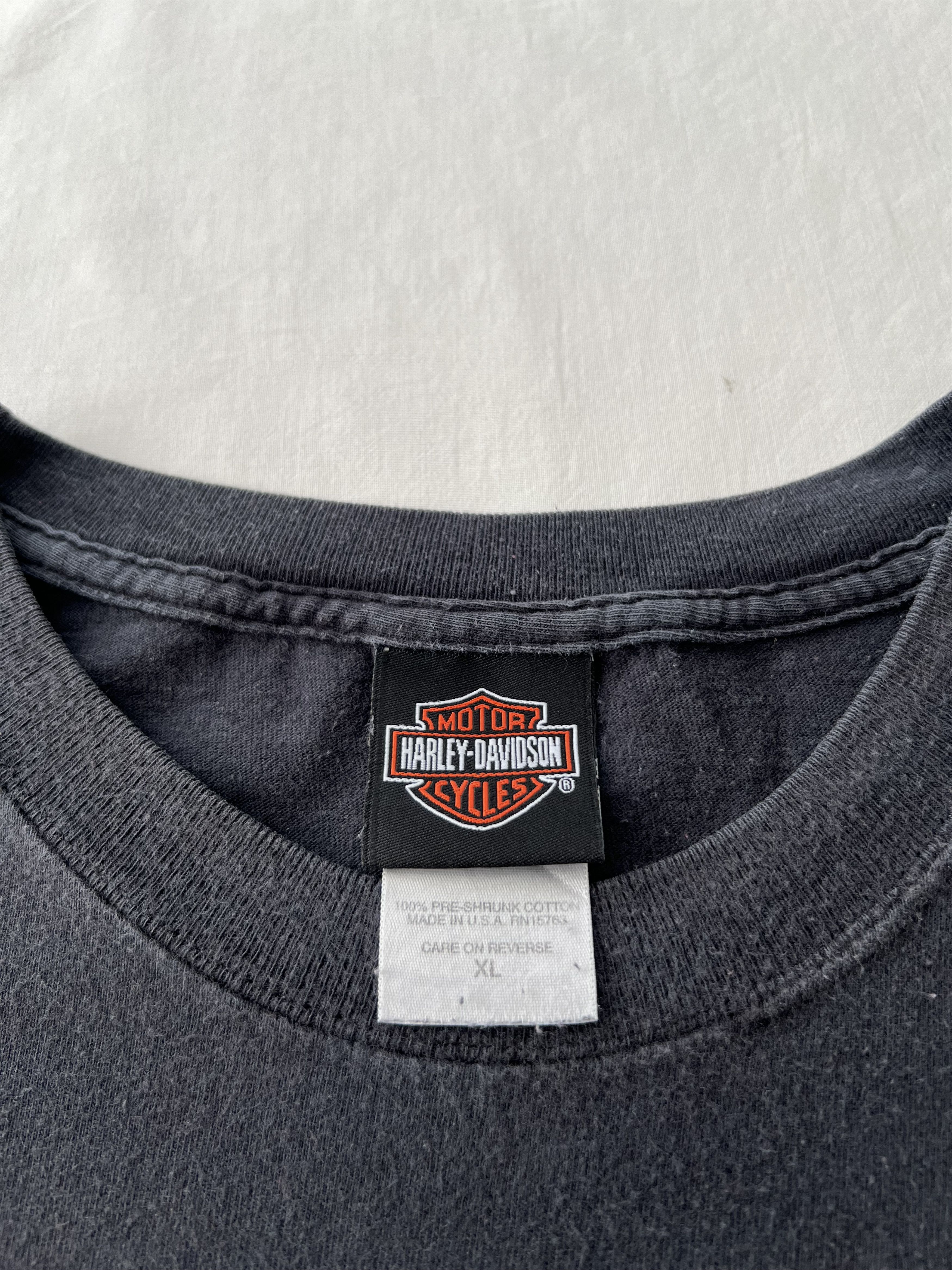 Harley Davidson Vintage 2006 Harley Davidson Motorcycle Fire Flame T-shirt Size US XL / EU 56 / 4 - 13 Thumbnail