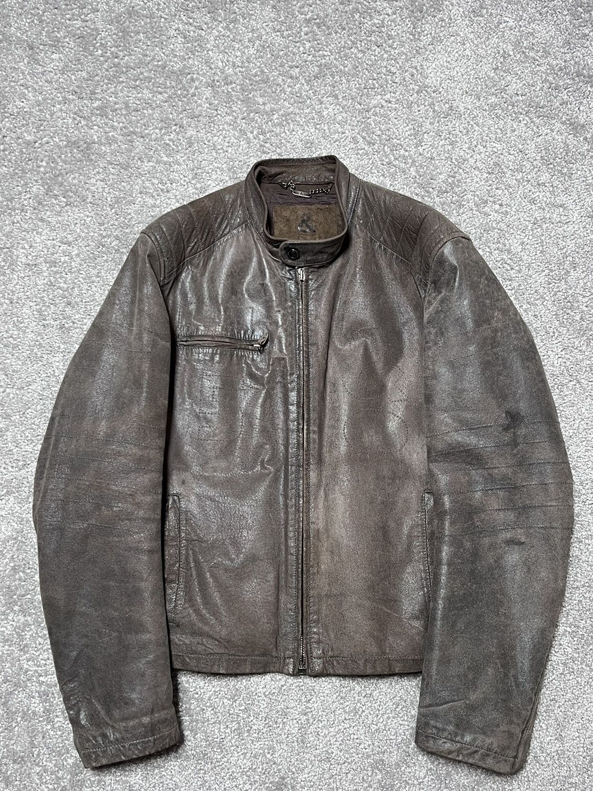 Dolce & Gabbana Vintage Dolce & Gabbana Brutalist Pig Leather Archive Jacket Size US L / EU 52-54 / 3 - 2 Thumbnail