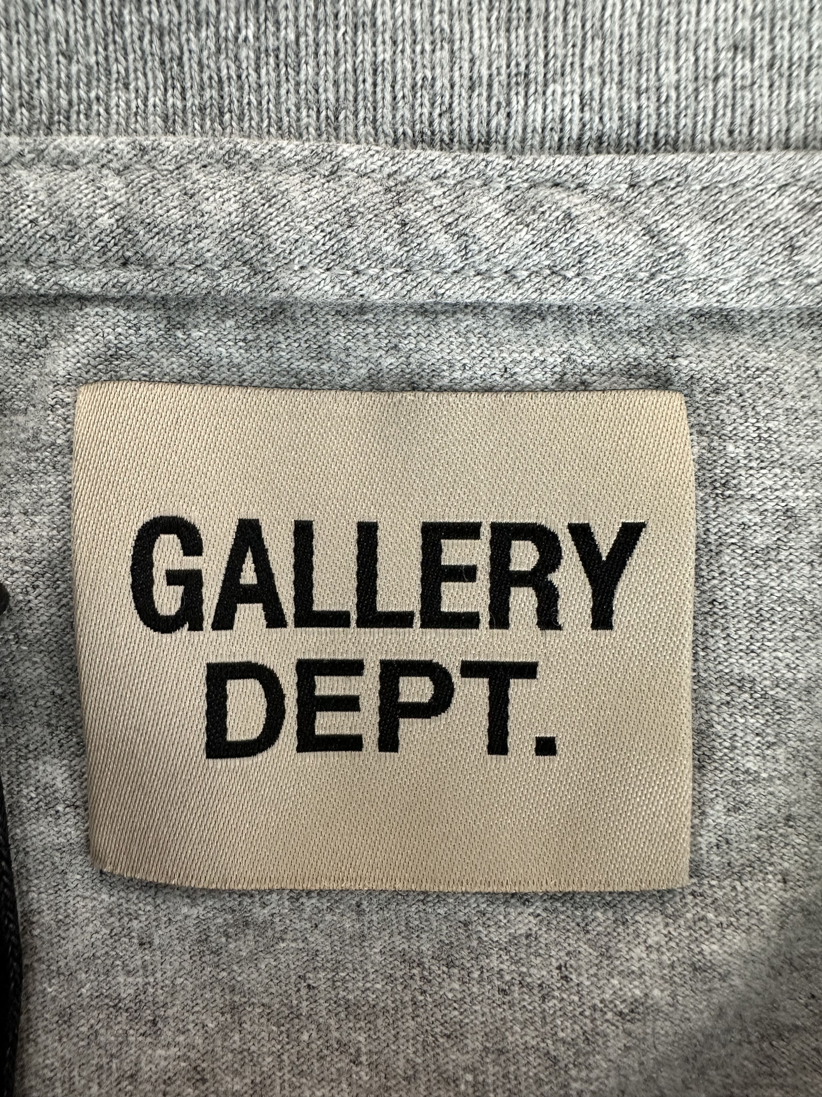 Gallery Dept. Gallery Dept Grey & Black Art Dept T-Shirt XXL Size US XXL / EU 58 / 5 - 5 Thumbnail