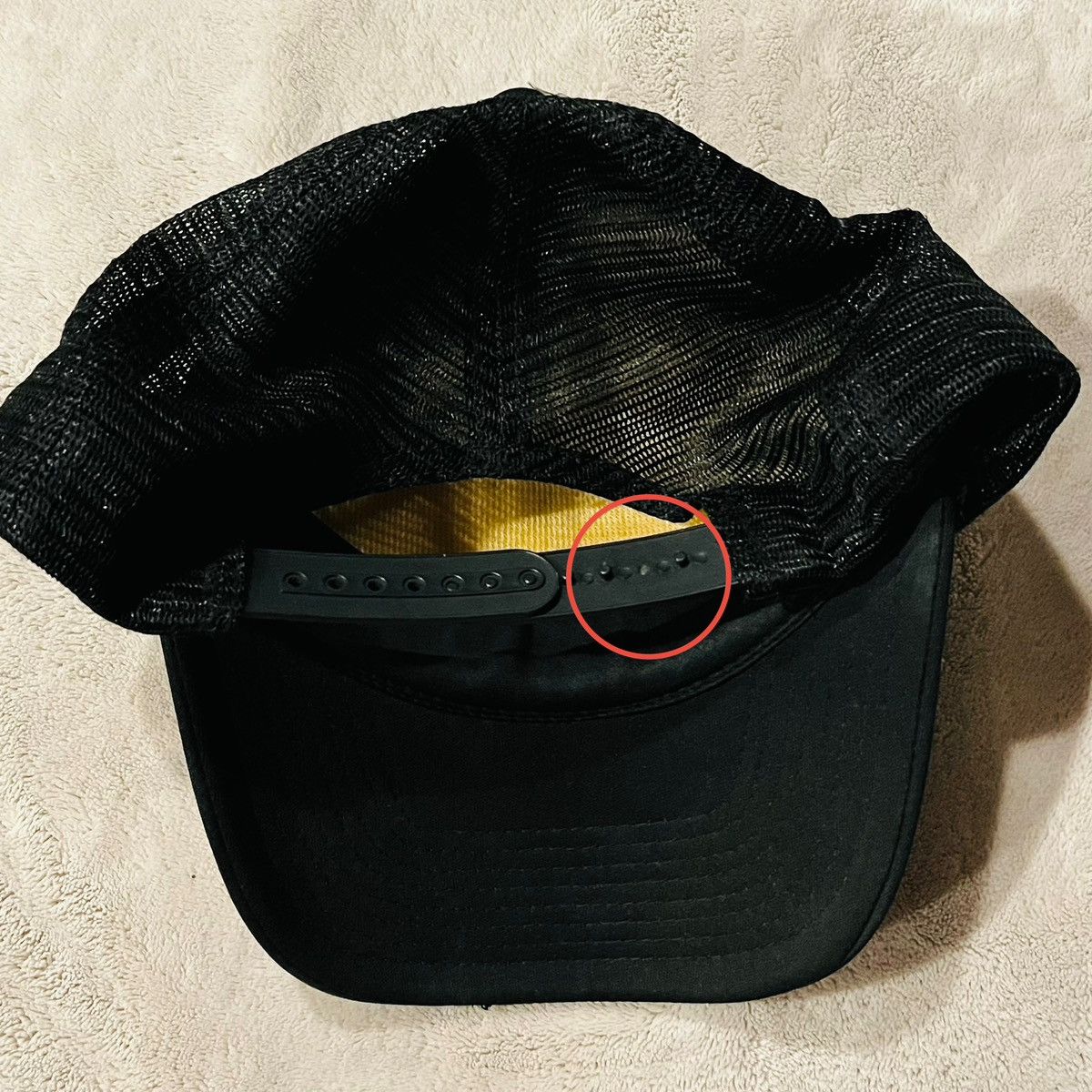 Gallery Dept. GALLERY DEPT Black Trucker Mesh SnapBack Hat Size ONE SIZE - 3 Thumbnail