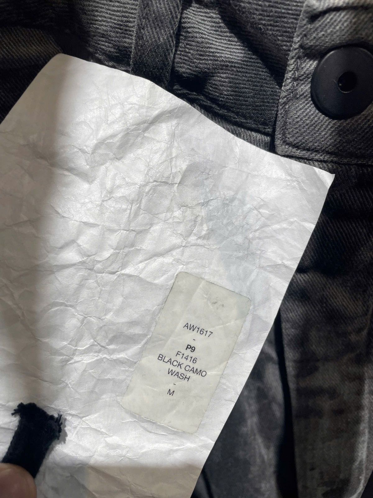 11 By Boris Bidjan Saberi 11 By Boris Bidjan Saberi Dark Gray Denim Size US 31 - 5 Thumbnail