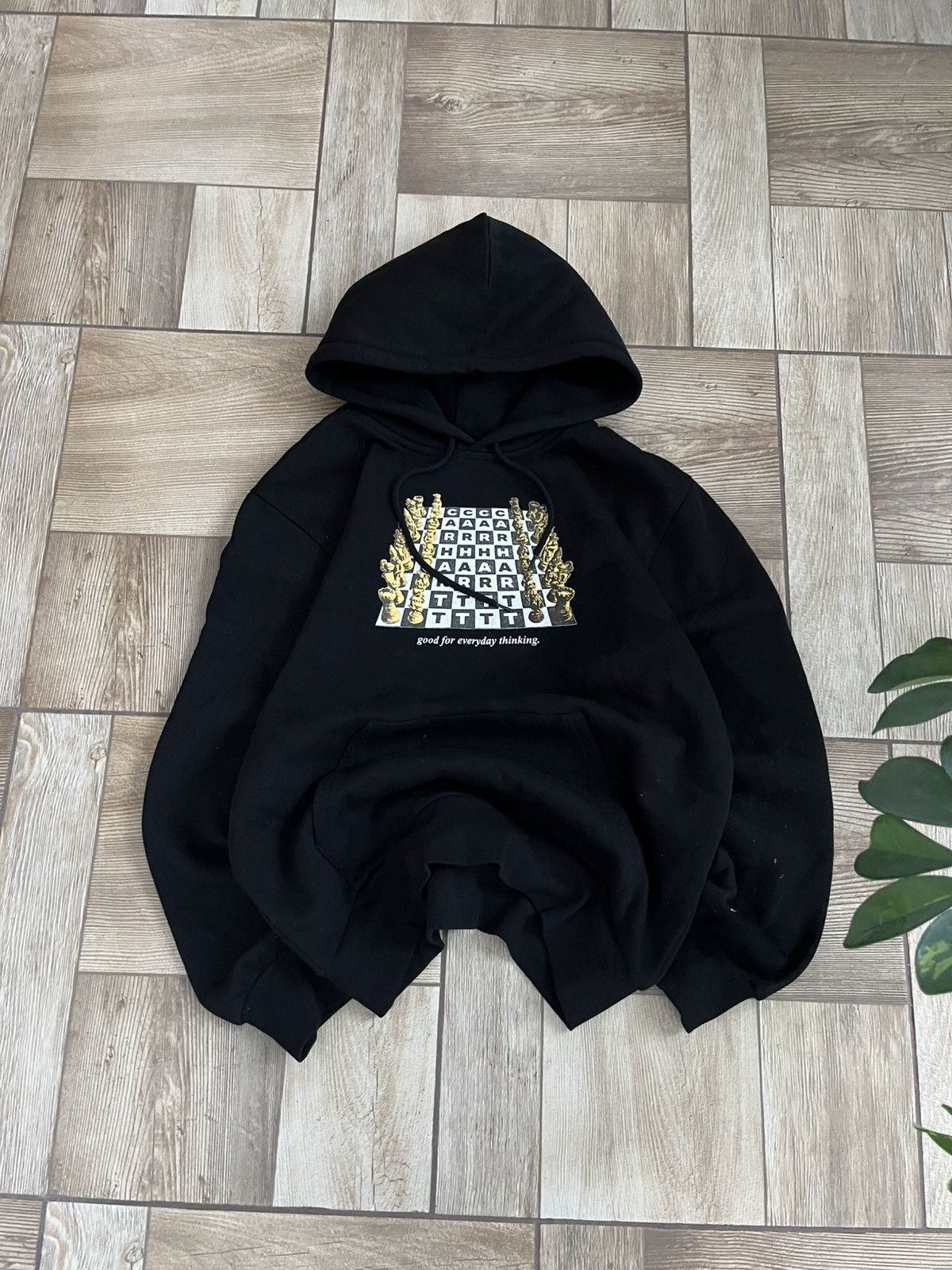 Carhartt Carhartt WIP "Everyday Thinking" Chess Hoodie - Black Size US M / EU 48-50 / 2 - 2 Thumbnail
