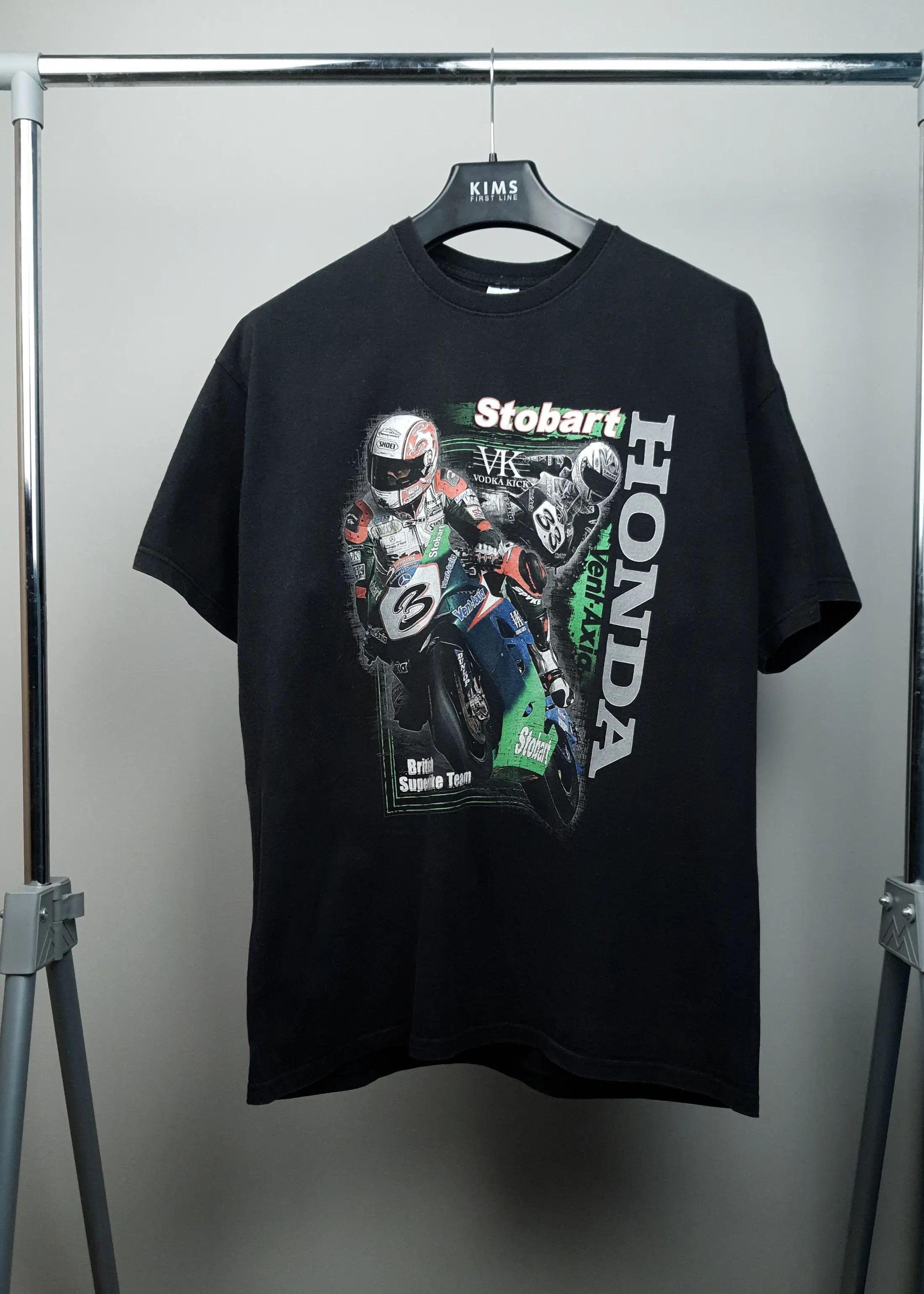 Honda 2000s Honda Stobart Team Motocross Vintage Graphic T Shirt Size US L / EU 52-54 / 3 - 1 Thumbnail