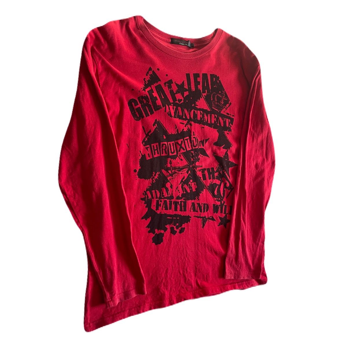 If Six Was Nine 2000s Japanese archive Punk Poem Long Sleeve Tee Y2K Size US L / EU 52-54 / 3 - 3 Thumbnail