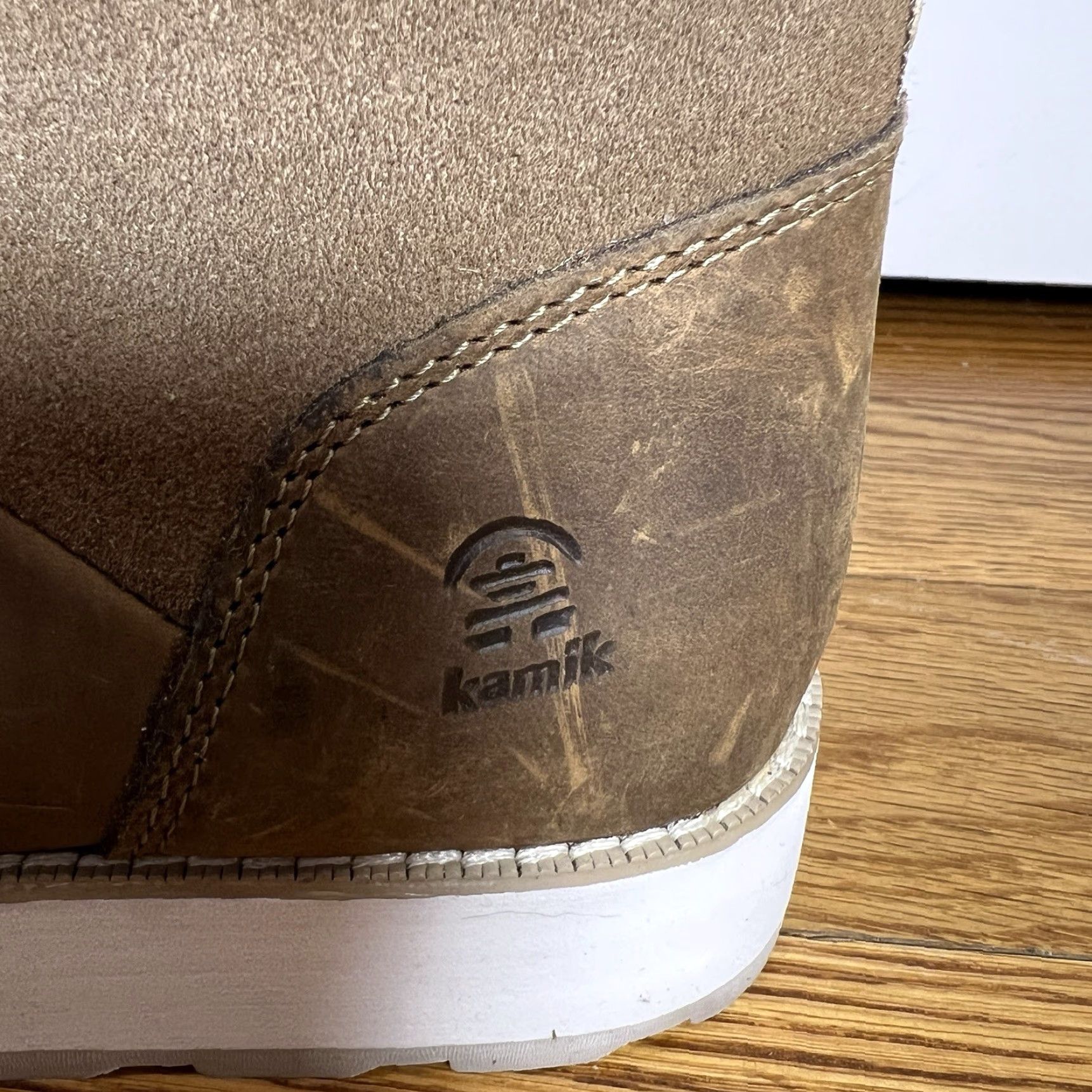 Vintage VINTAGE Kamik Women's Boots Casual Winter Waterproof Insulated Leather Size 8 Taupe Size US 8 / IT 38 - 5 Thumbnail