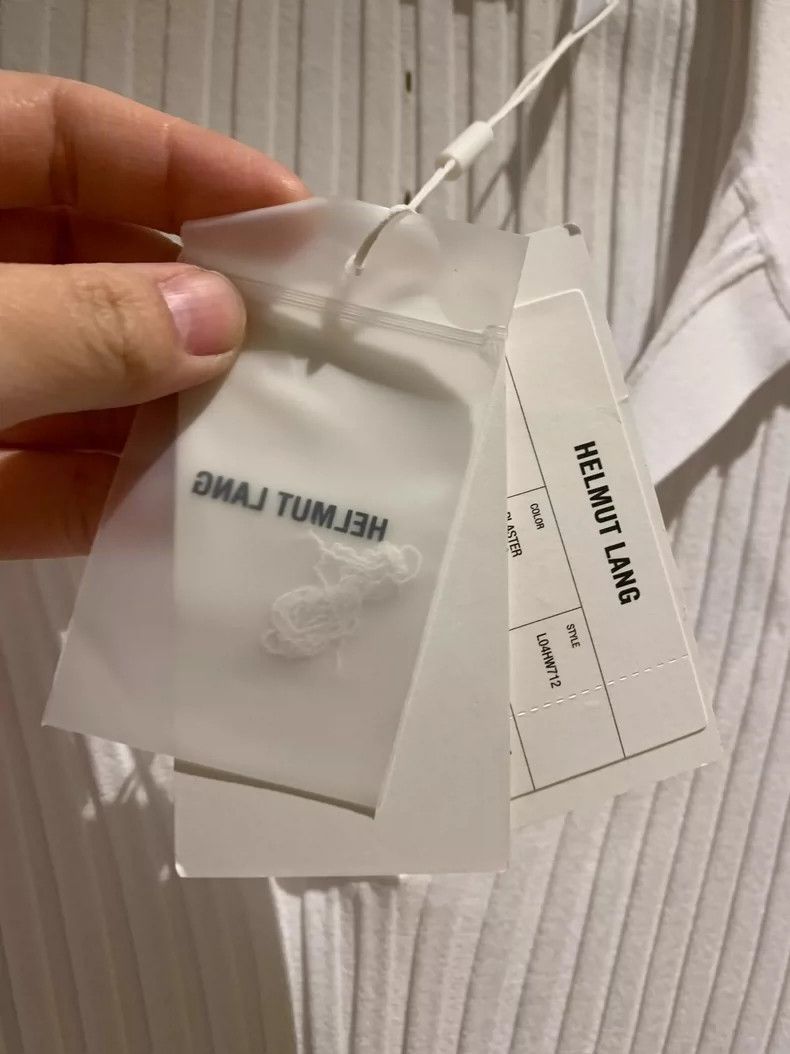 Helmut Lang HELMUT LANG White knit top Size M / US 6-8 / IT 42-44 - 3 Thumbnail