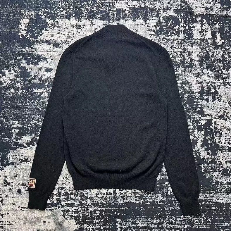 Gucci Gucci Black sleeve label turtleneck cashmere sweater 2501-N Size US S / EU 44-46 / 1 - 2 Thumbnail