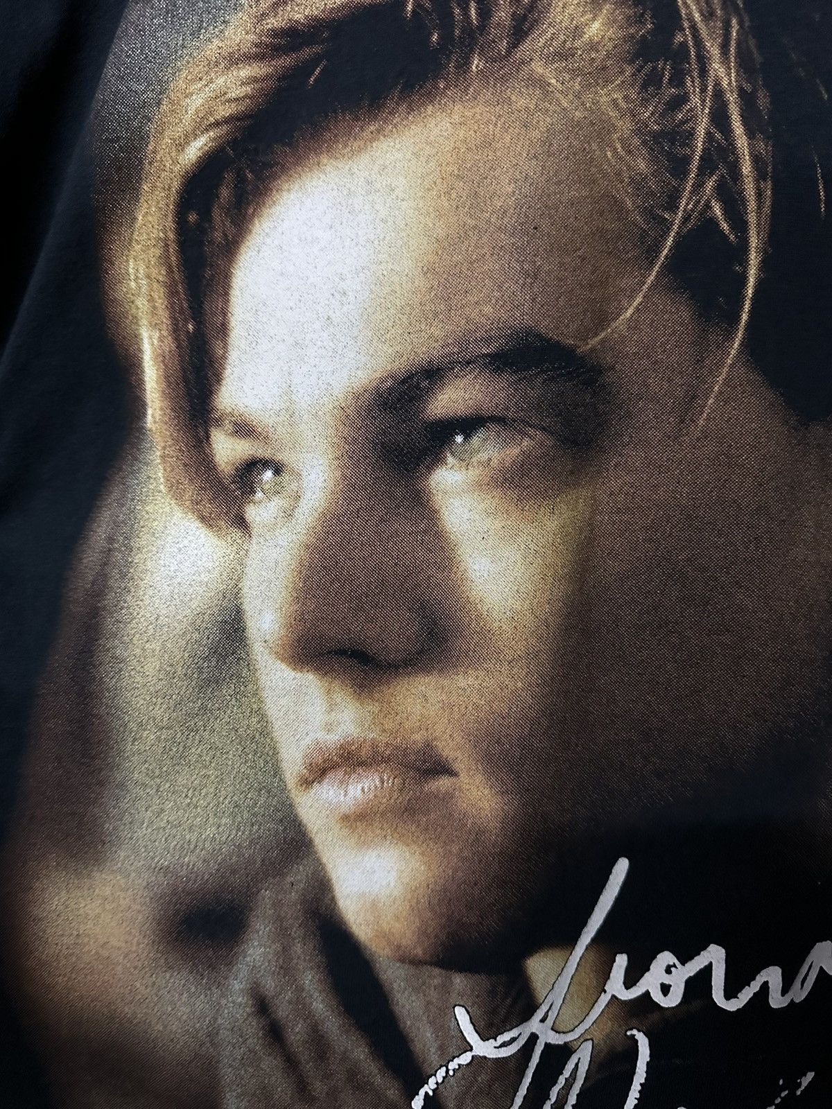 Vintage Vintage 90s Leonardo Dicaprio Big Face Titanic Movie Tee Size US M / EU 48-50 / 2 - 7 Thumbnail