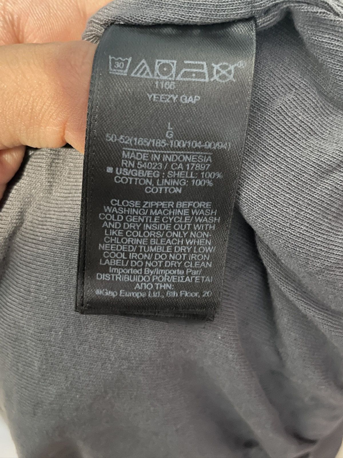 Balenciaga × Gap × Kanye West Yeezy Gap Sweatsuit Size US L / EU 52-54 / 3 - 6 Thumbnail