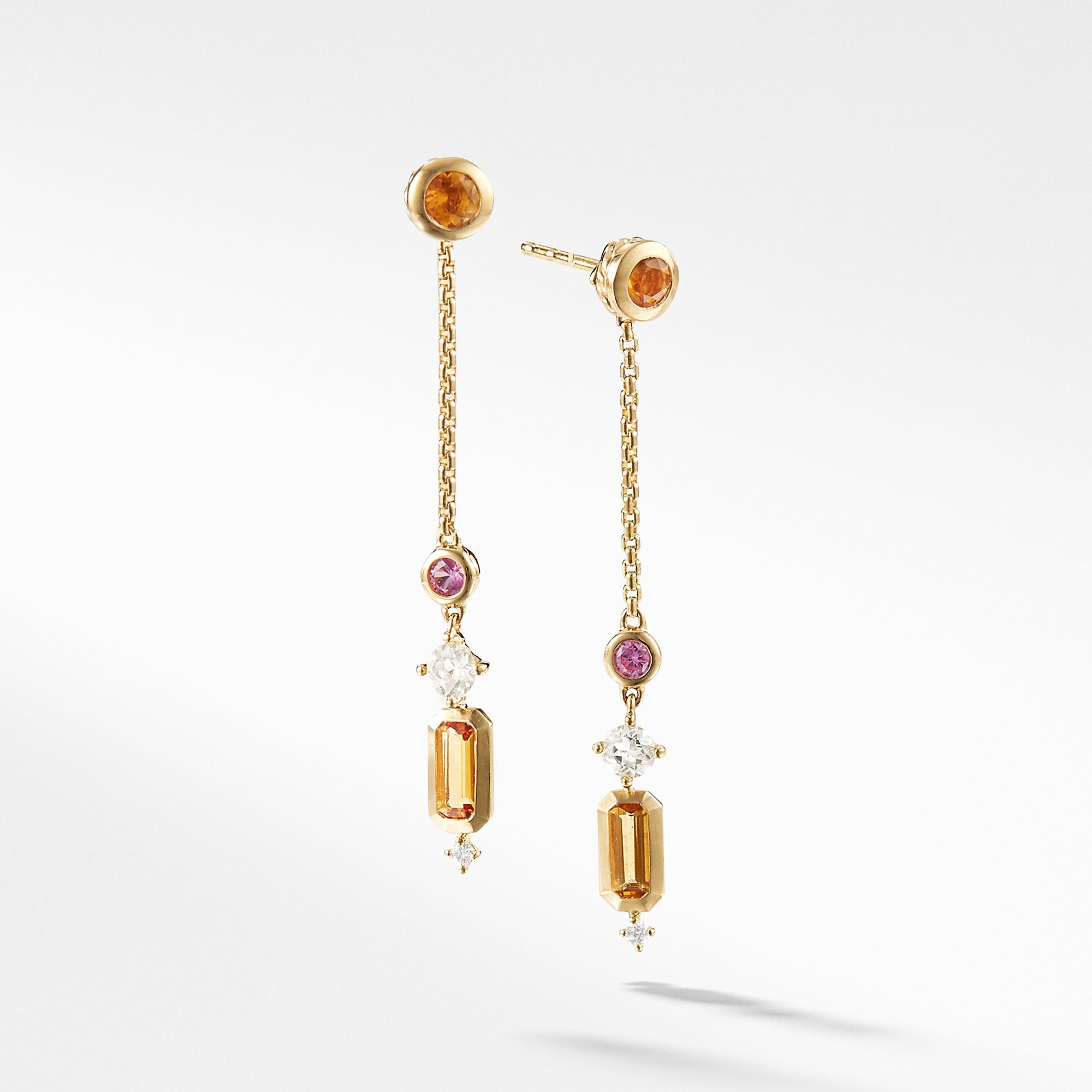 David Yurman o1w1db10525 E13717D Earrings in Yellow Beryl with Diamond Size ONE SIZE - 1 Preview
