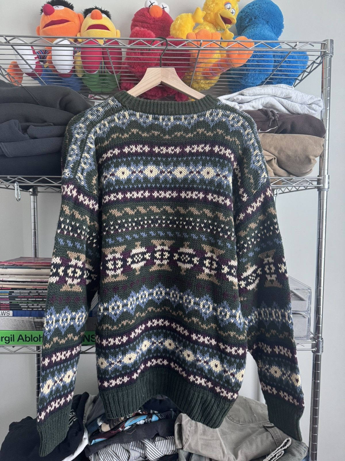 Vintage Knit sweater Size US L / EU 52-54 / 3 - 2 Thumbnail