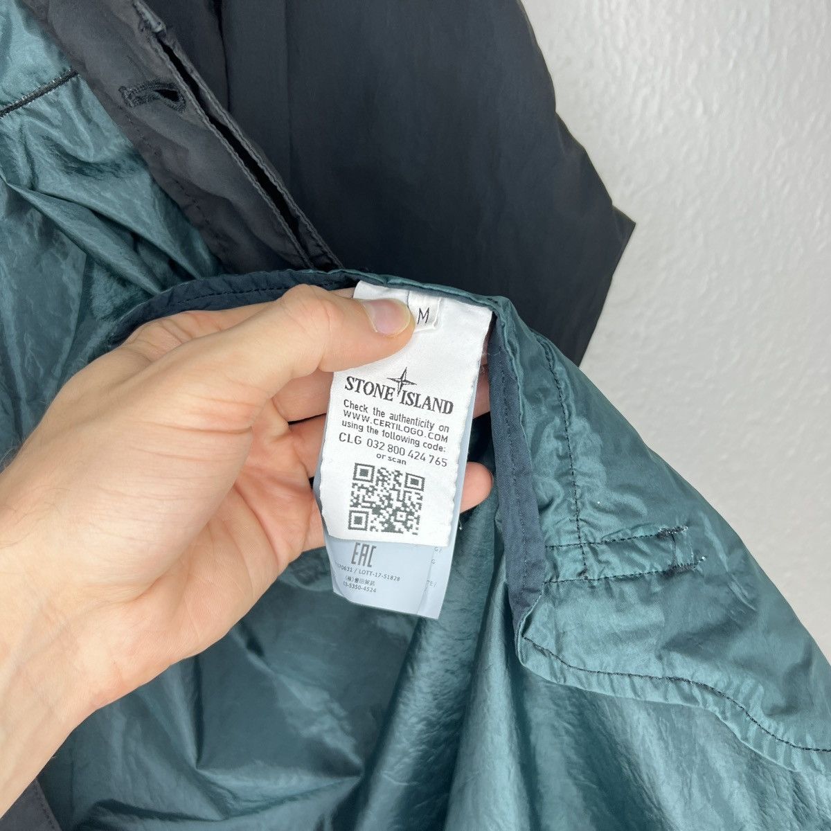 Stone Island Stone Island Coat Lamy Velour Metalic Green Nylon Jacket Size US M / EU 48-50 / 2 - 13 Thumbnail