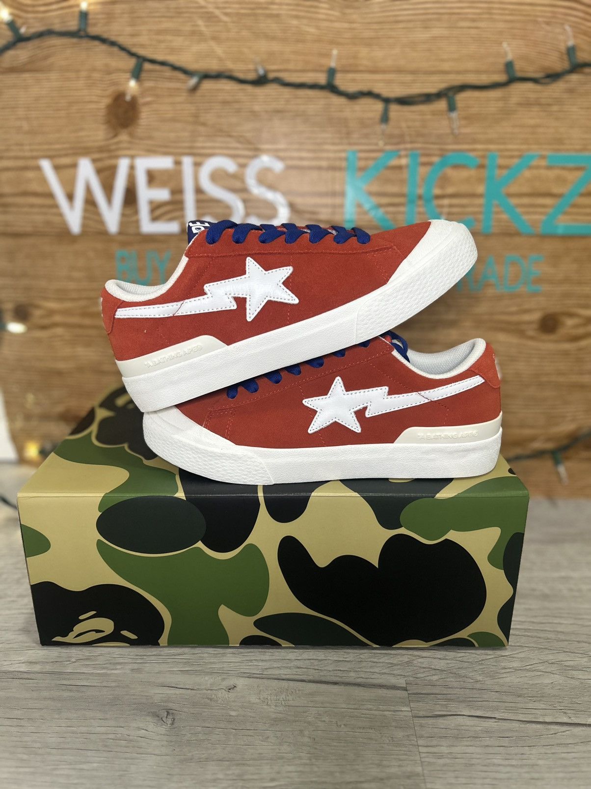 Bape BAPE Mad Sta #1 M1 Red Size US 7 / EU 40 - 2 Thumbnail