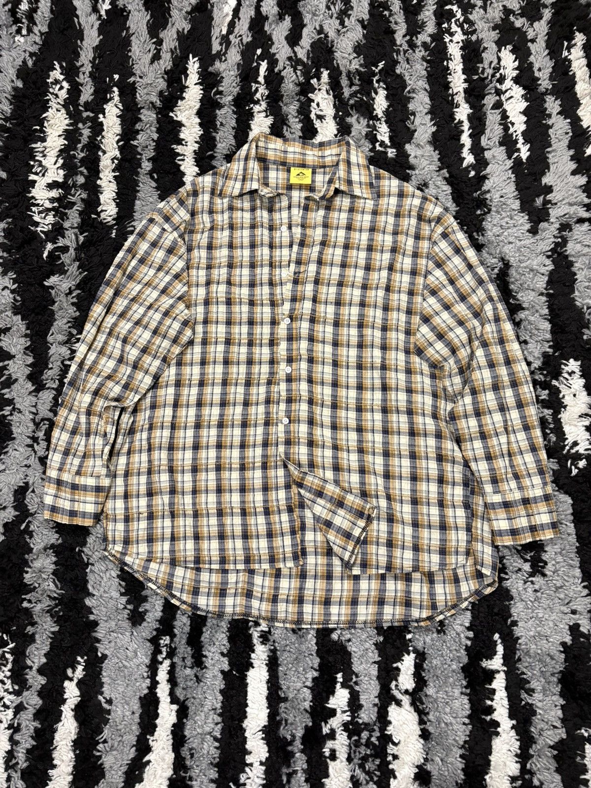 Japanese Brand Attention world wide wear korean brand oversized shirt Size US L / EU 52-54 / 3 - 1 Thumbnail