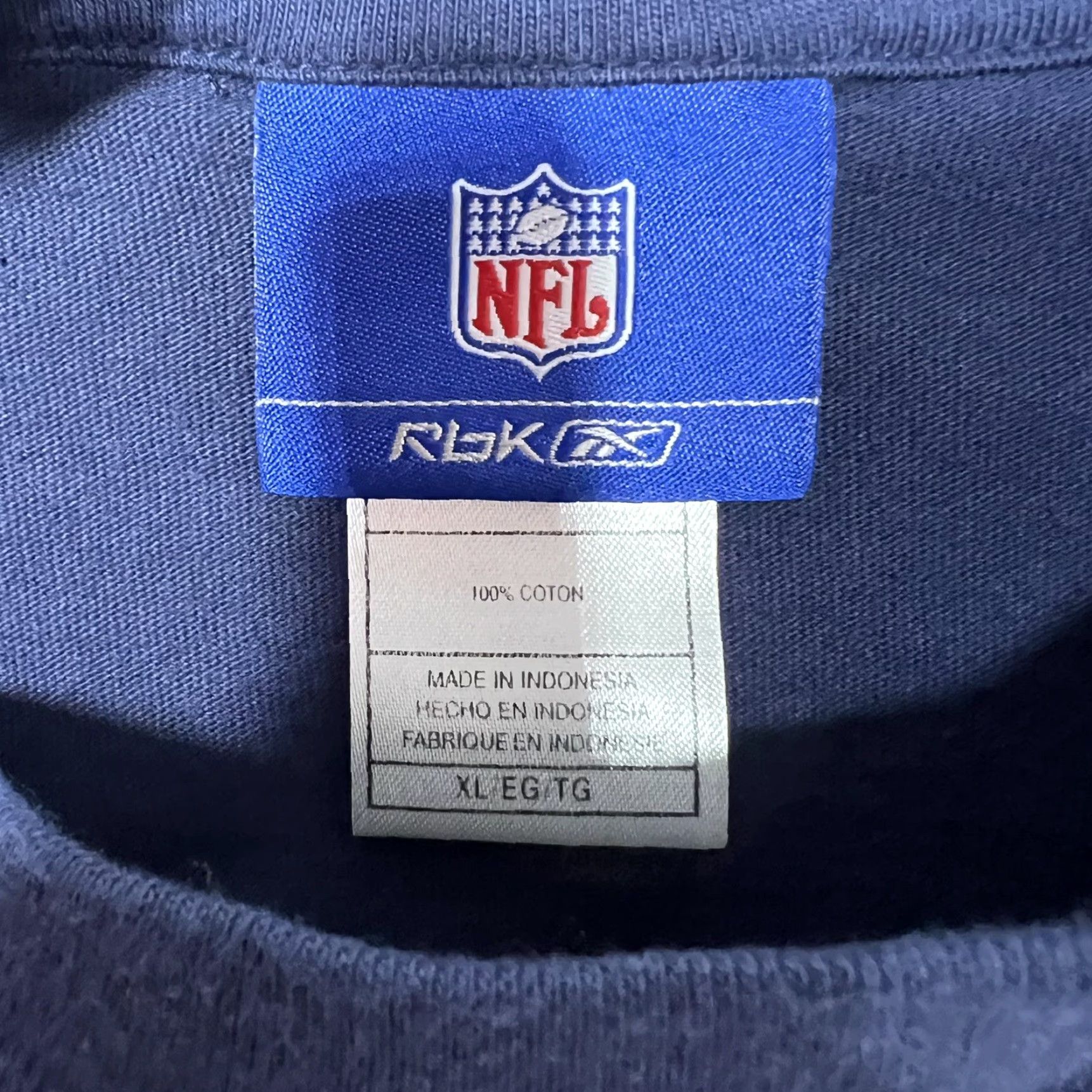 Reebok Reebok T-Shirt Chargers Logo Gray XL Mens Short Sleeve Crew Neck 100% Cotton EUC Los Angeles Football Gear Logo Size US XL / EU 56 / 4 - 7 Thumbnail