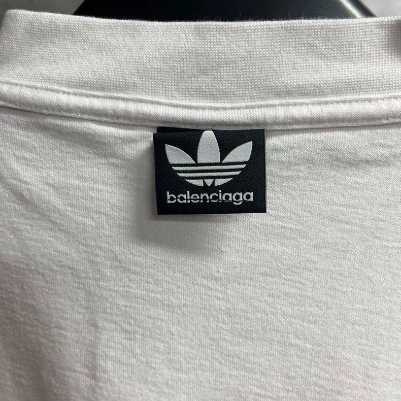 Other Balenciaga New adidas co-branded white monogrammed logo sh Size US XL / EU 56 / 4 - 4 Thumbnail