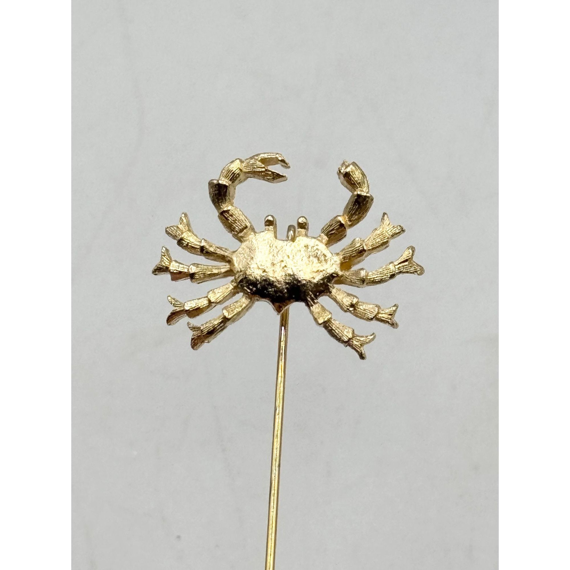 Vintage Vintage Crab Gold Stick Pin Size ONE SIZE - 3 Thumbnail