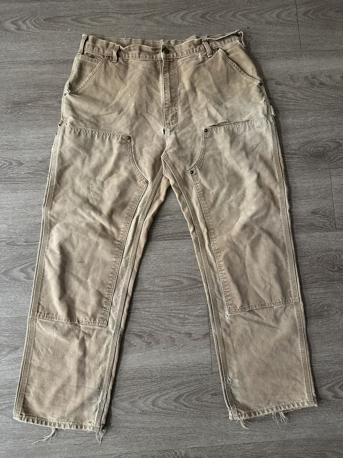 Carhartt Vintage Carhartt Distressed Workwear Denim Size US 38 / EU 54 - 1 Thumbnail