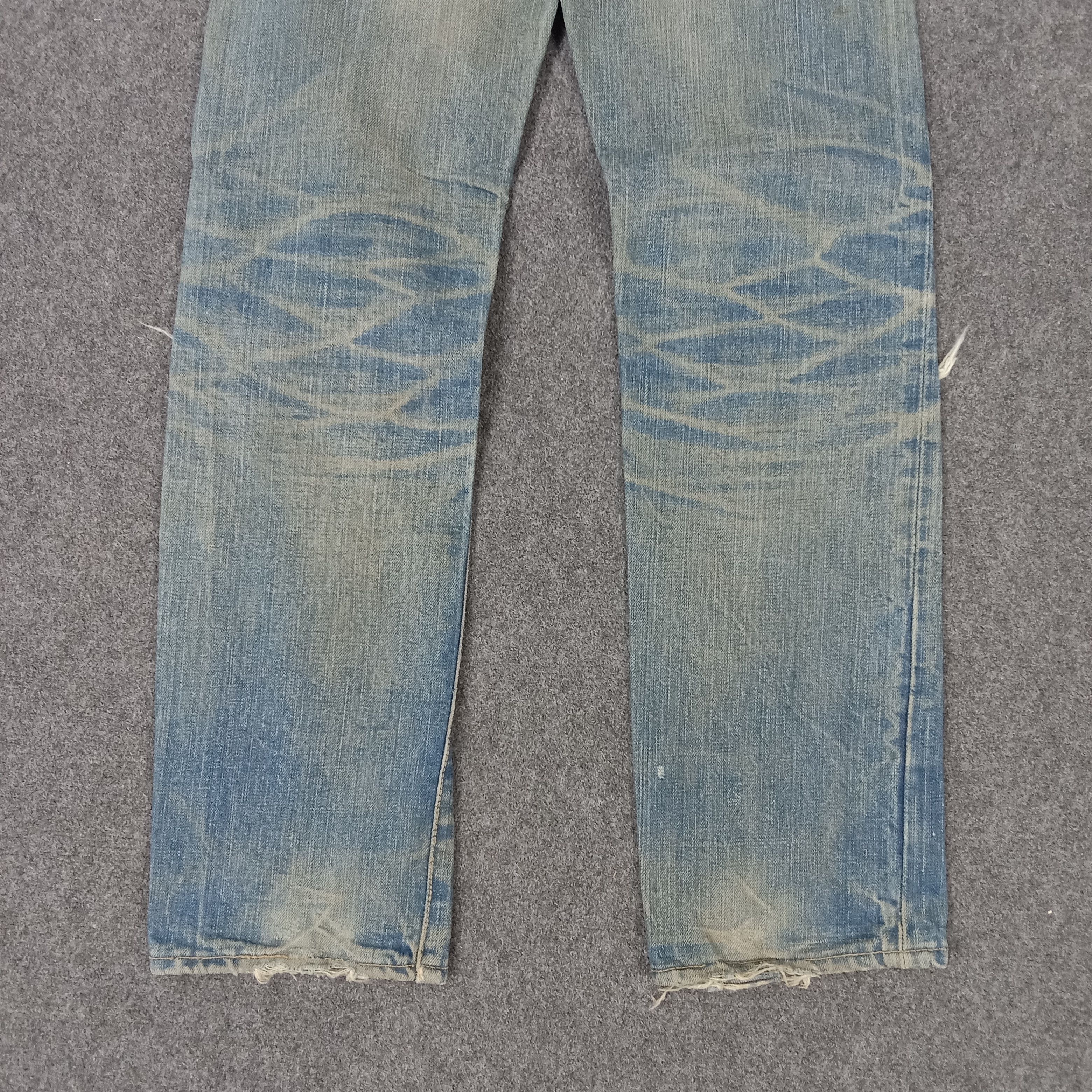 Edwin × Vintage Edwin American Distressed Style Denim Jeans Size US 26 / EU 42 - 8 Thumbnail