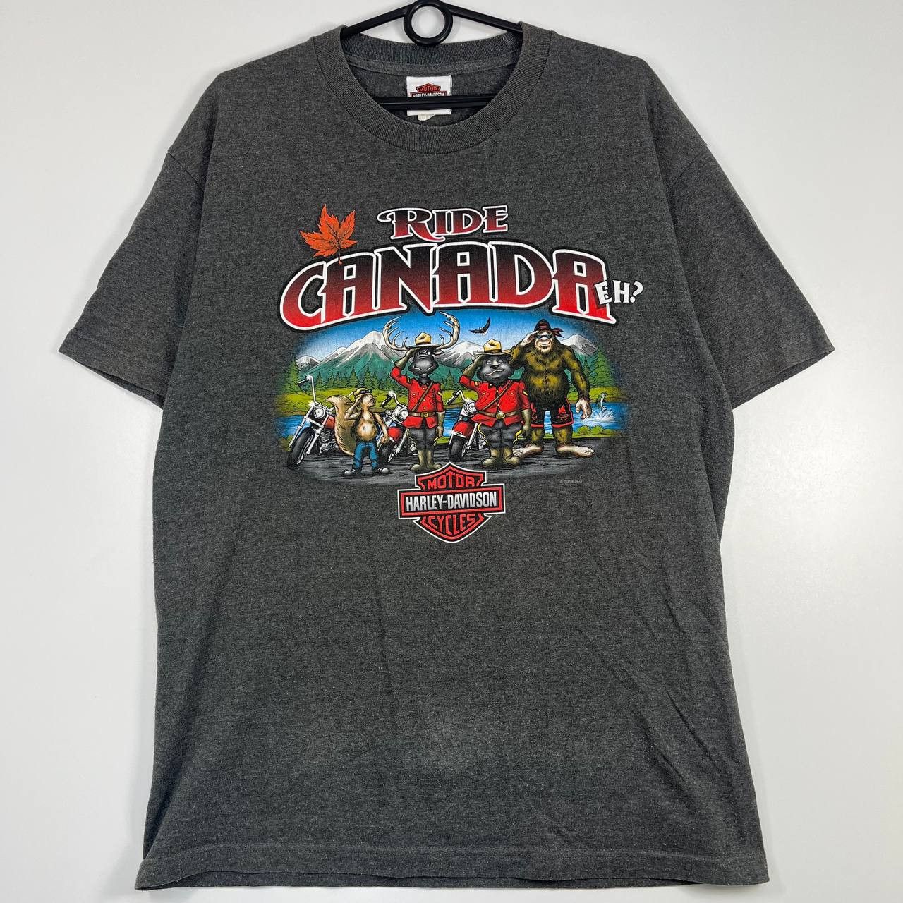 Harley Davidson Harley-Davidson Ride Canada Eh Graphic T-Shirt Grey Size L Size US L / EU 52-54 / 3 - 1 Thumbnail