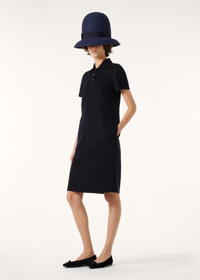 Loro Piana os11x0326 FAQ5846 Gareth Dress in Blue Navy Size S / US 4 / IT 40 - 4 Thumbnail