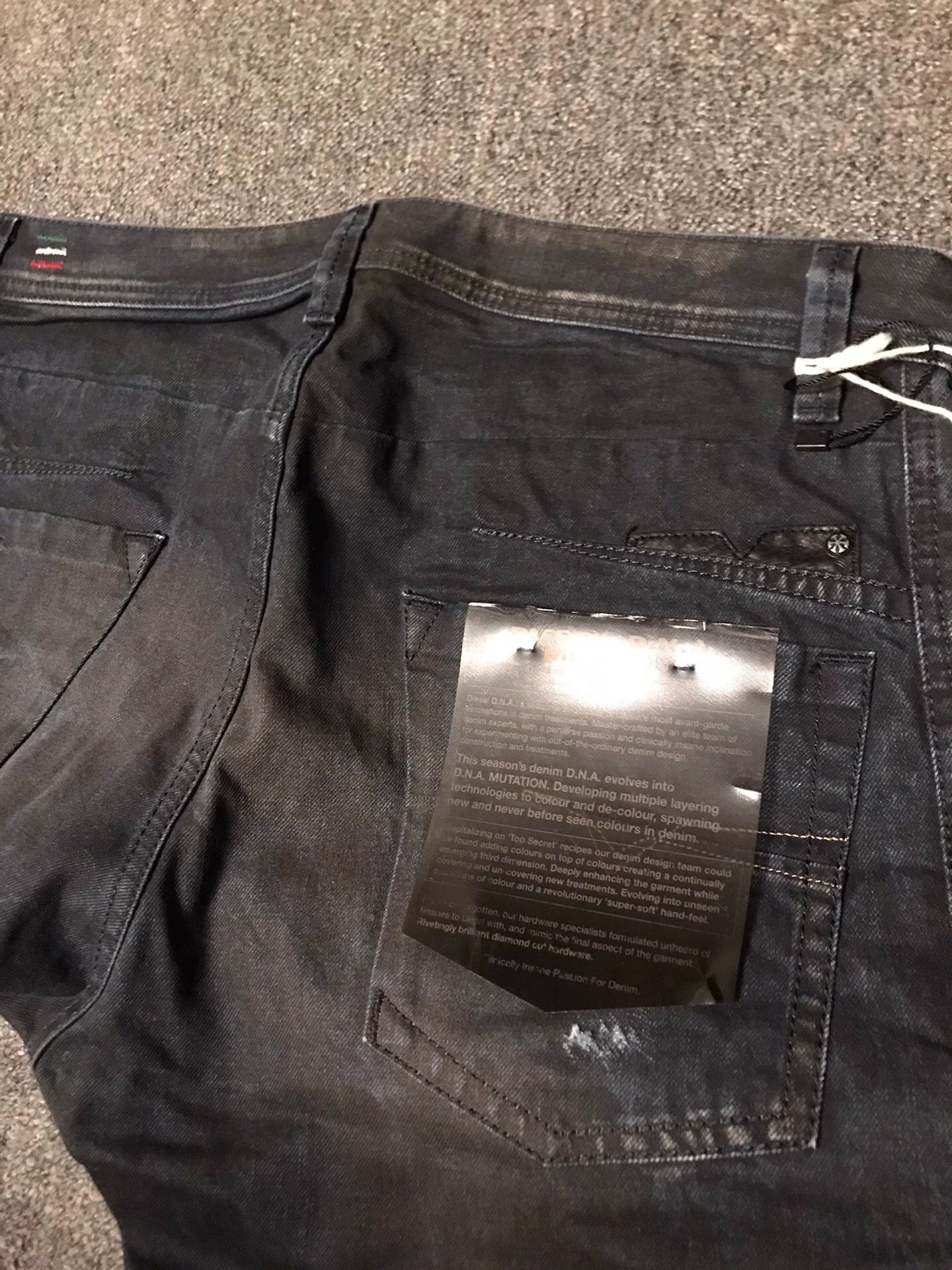 Diesel Diesel New 34W Italy Distressed Jeans Size US 34 / EU 50 - 7 Thumbnail