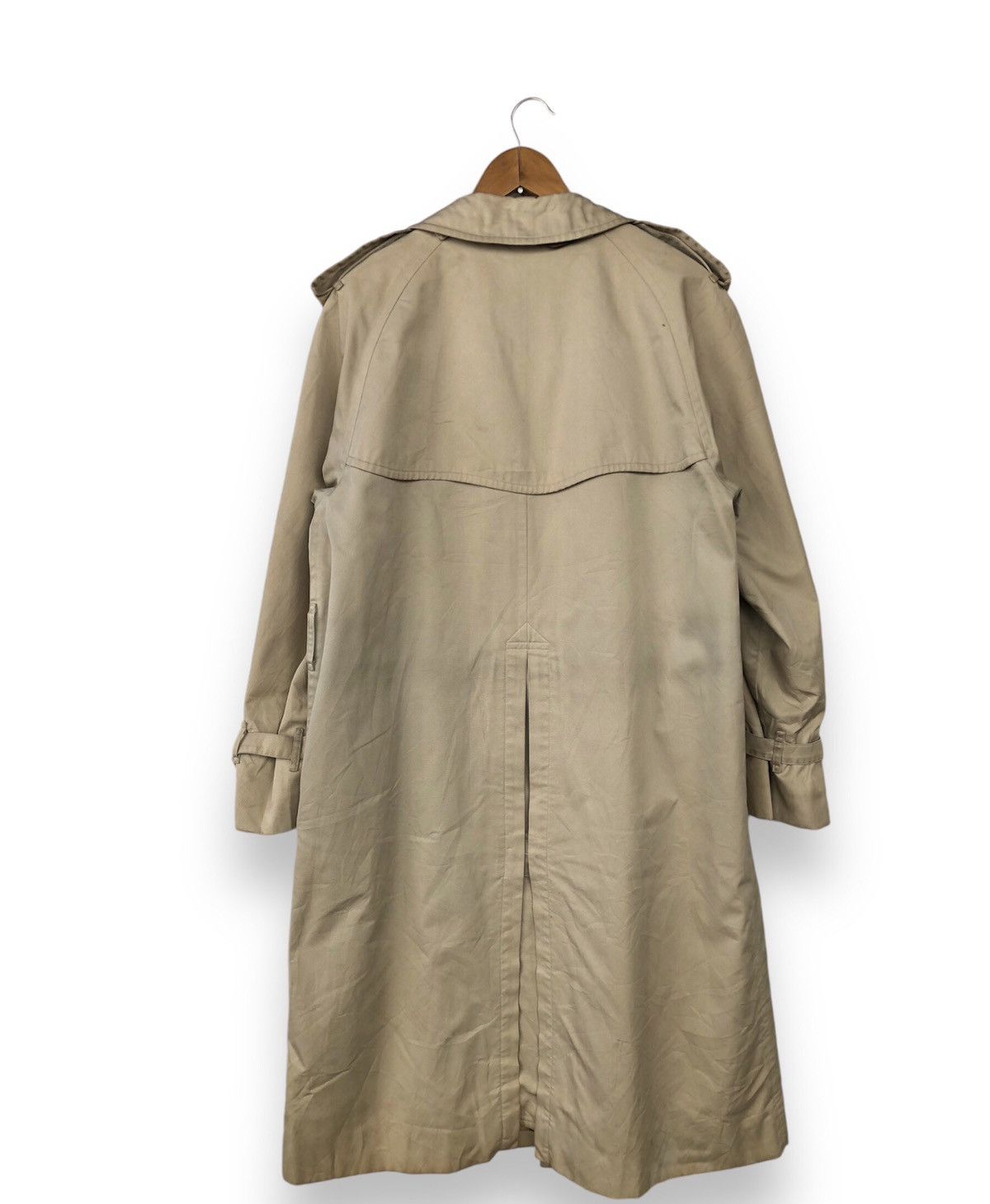 Burberry Vintage Burberrys London Kensington Nova Check Trench Coat Size US L / EU 52-54 / 3 - 3 Thumbnail