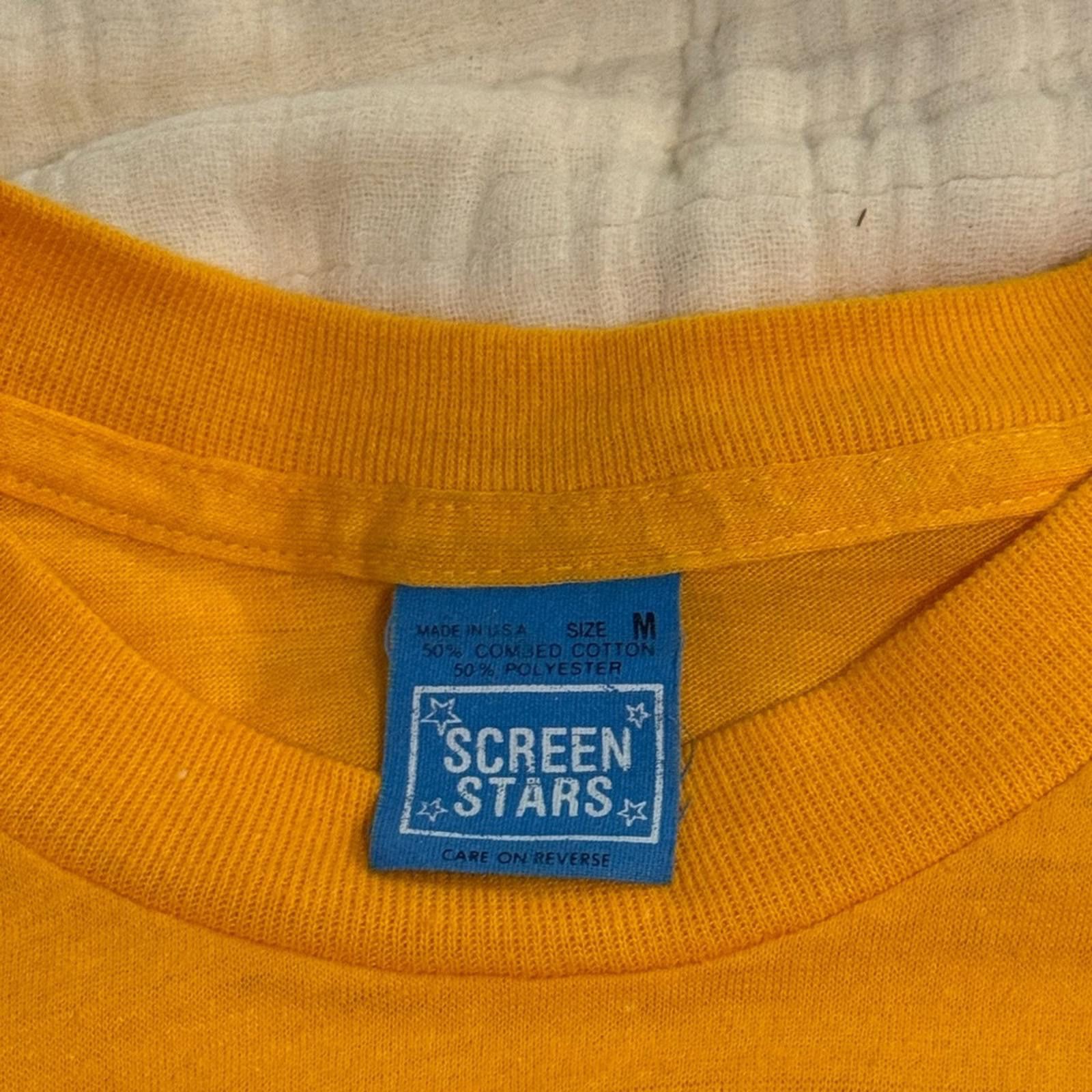 Vintage 1980 SCREEN STARS GET OFF MY A$$ T-SHIRT Size US M / EU 48-50 / 2 - 8 Thumbnail