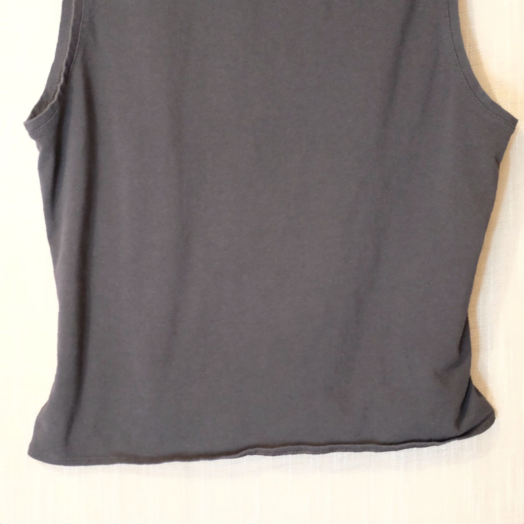 Vintage Joy Lab Tank Top Athletic Twist Front Back Activewear Womens XL Black Cotton/Spandex Pullover Sleeveless Cropped Shirt/Top Size XL / US 12-14 / IT 48-50 - 7 Thumbnail