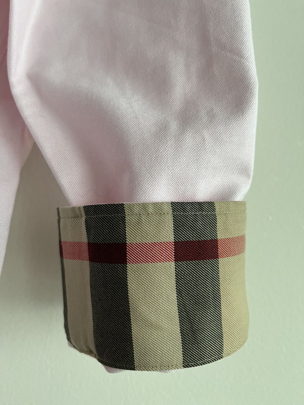 Burberry Sold out Brand New Classic Burberry Check Logo Dressy Shirt Size US L / EU 52-54 / 3 - 11 Thumbnail