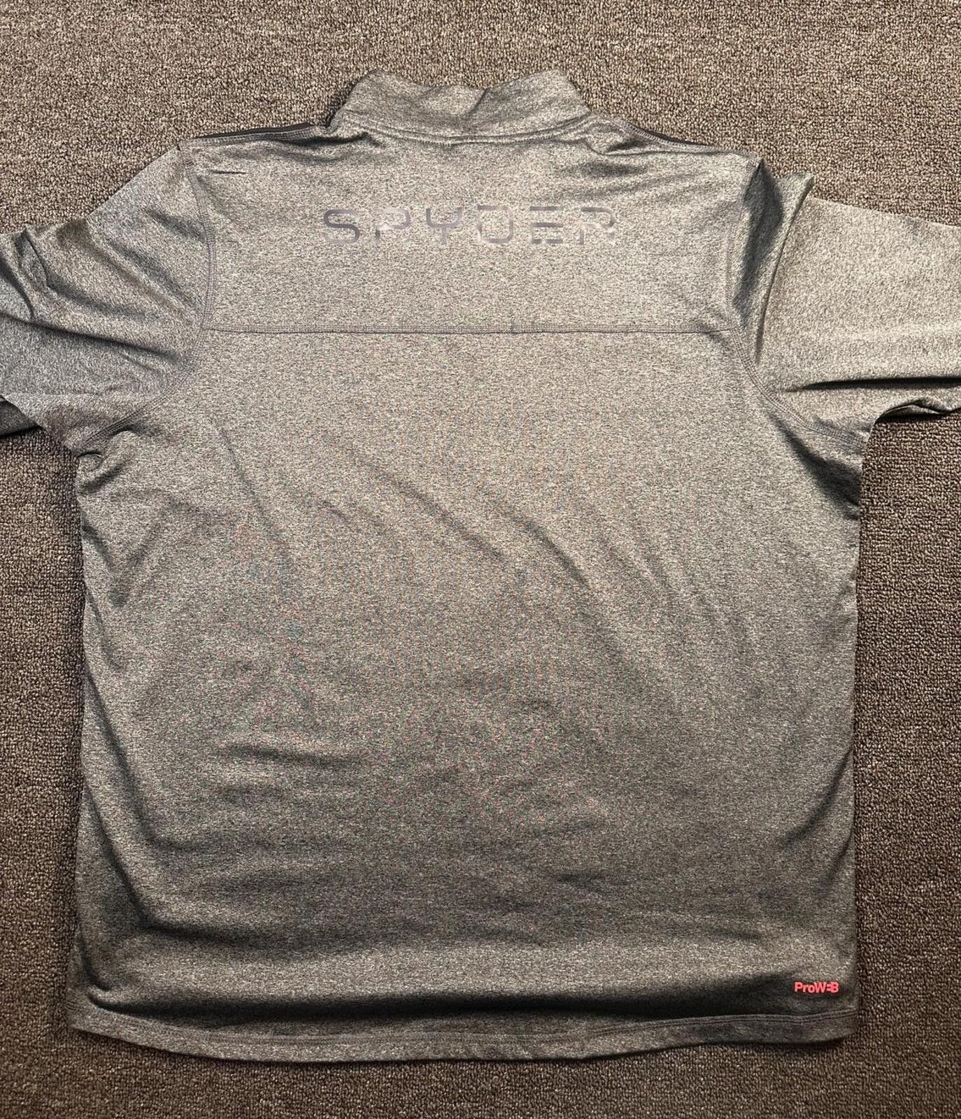 Spyder Spyder Men's Gray Quarter-Zip Pullover Size US M / EU 48-50 / 2 - 8 Thumbnail