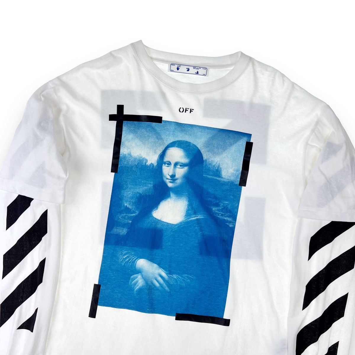 Off White Off White Mona Lisa Double Layer Long Sleeve T Shirt Grailed