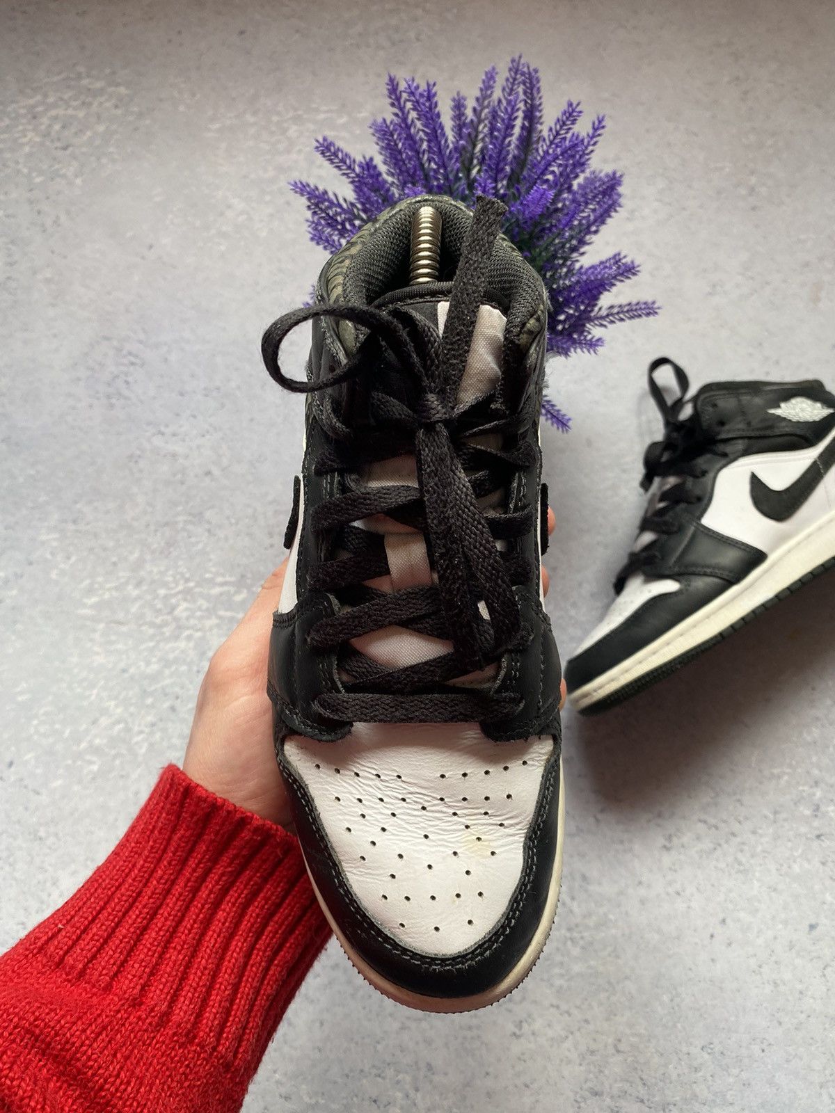 Jordan Brand Nike Air Jordan Panda Elephant Black/White Size EUR 36 Size US 5.5 / IT 35.5 - 8 Thumbnail