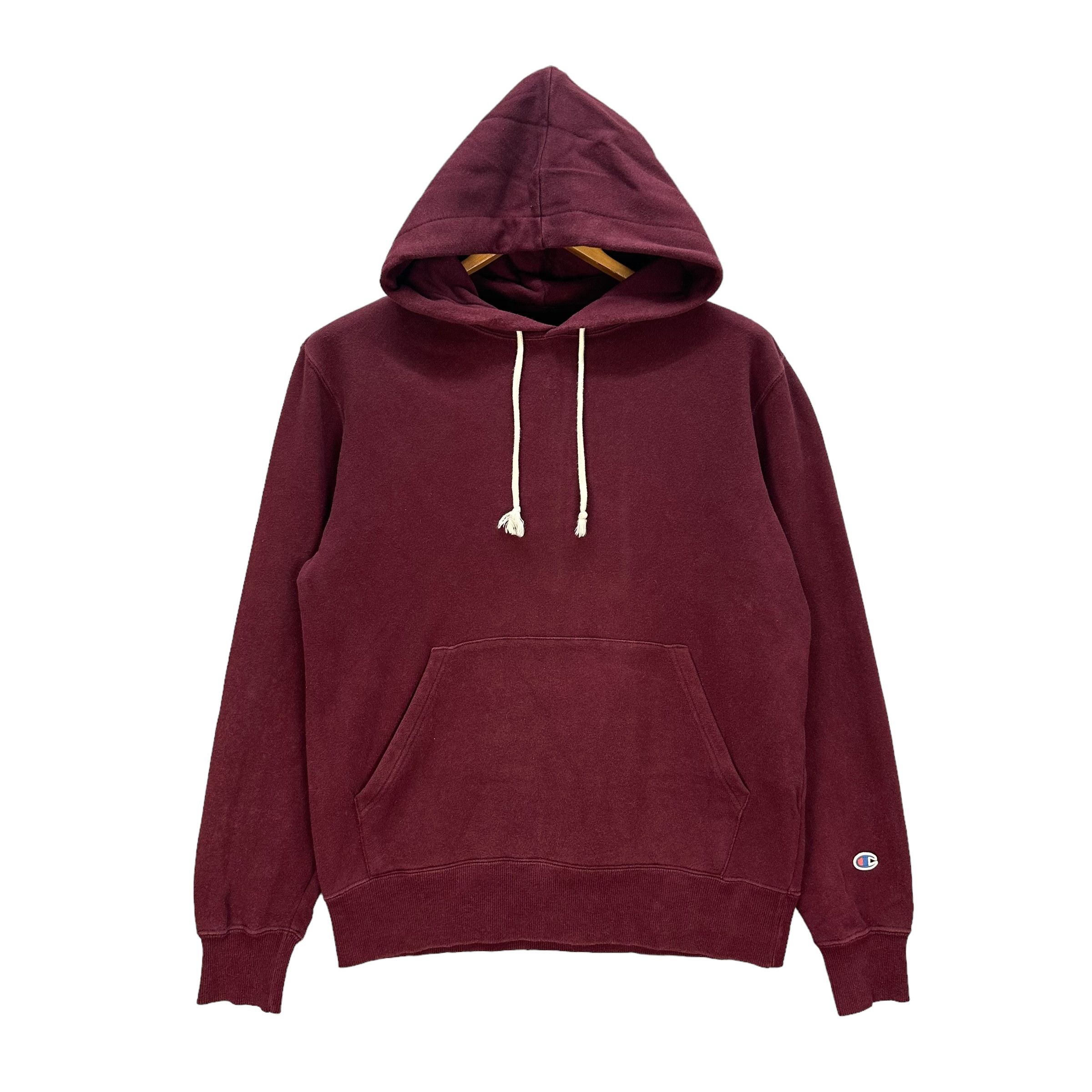 image of Champion Pullover Hoodies Maroon Sweatshirts 8836-030, Men's (Size Medium)