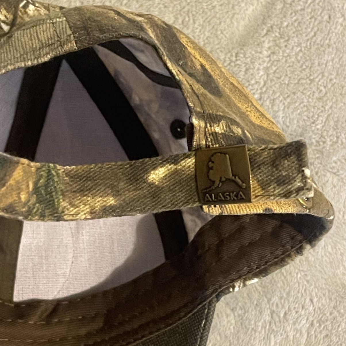Other Vintage Alaska Hat Men One Size Camo Outdoors Cap Adjustable Size ONE SIZE - 8 Thumbnail
