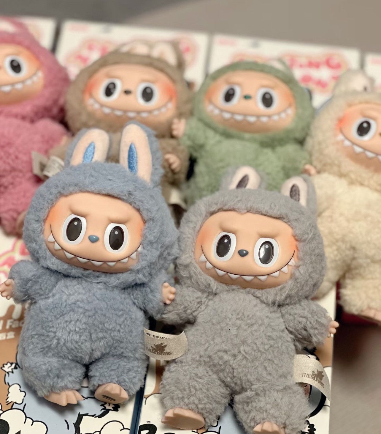 POP MART (USA) AUTHENTIC Labubu Exciting Macaron (Single) Blind Box Size ONE SIZE - 2 Thumbnail