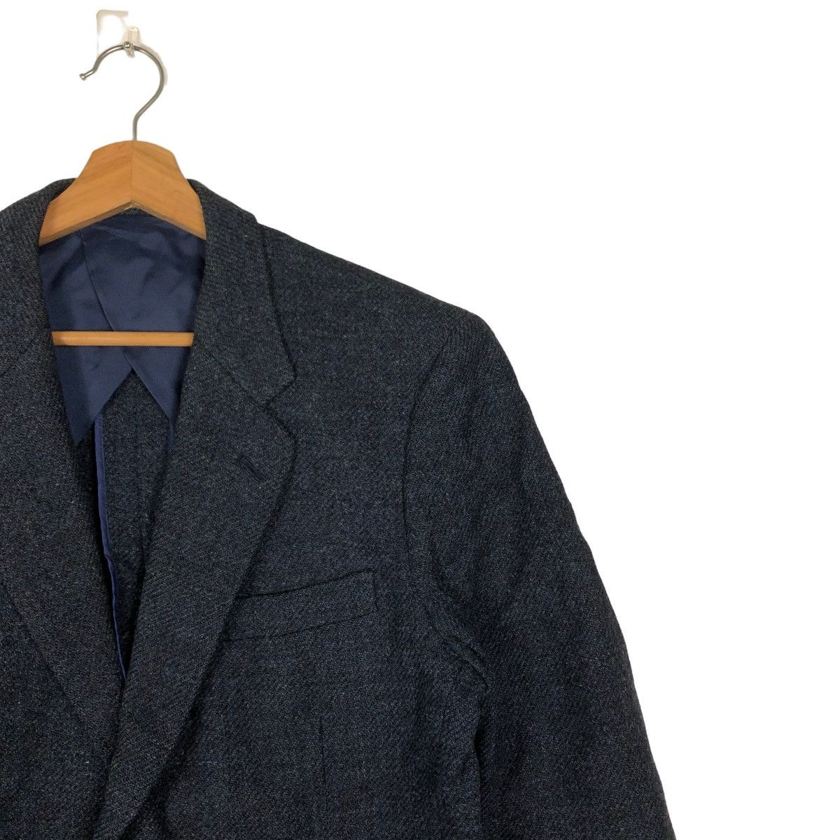Harris Tweed 🔥Vintage Harris Tweed Harringbone Wool Jacket Double Breast Size US M / EU 48-50 / 2 - 6 Thumbnail