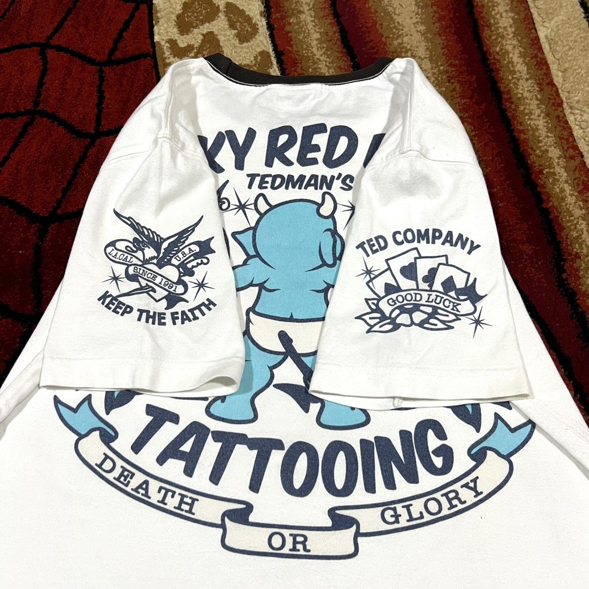 Vintage Vintage Ted Company Devil's Equipment Rare T Shirt Size US M / EU 48-50 / 2 - 4 Thumbnail