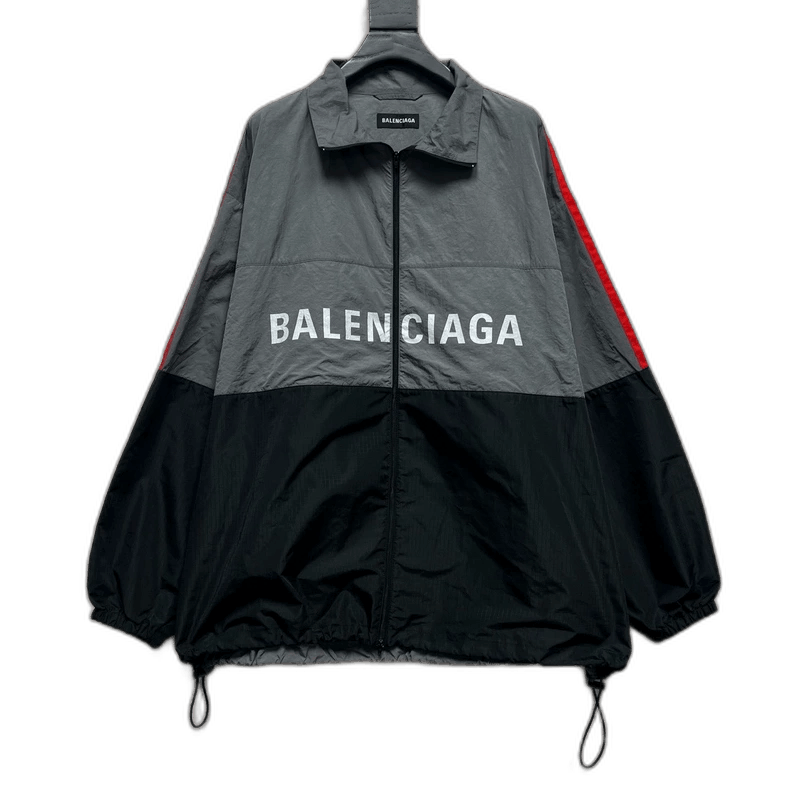 Balenciaga Balenciaga Colorblock Logo Nylon Jacket Size US M / EU 48-50 / 2 - 1 Thumbnail