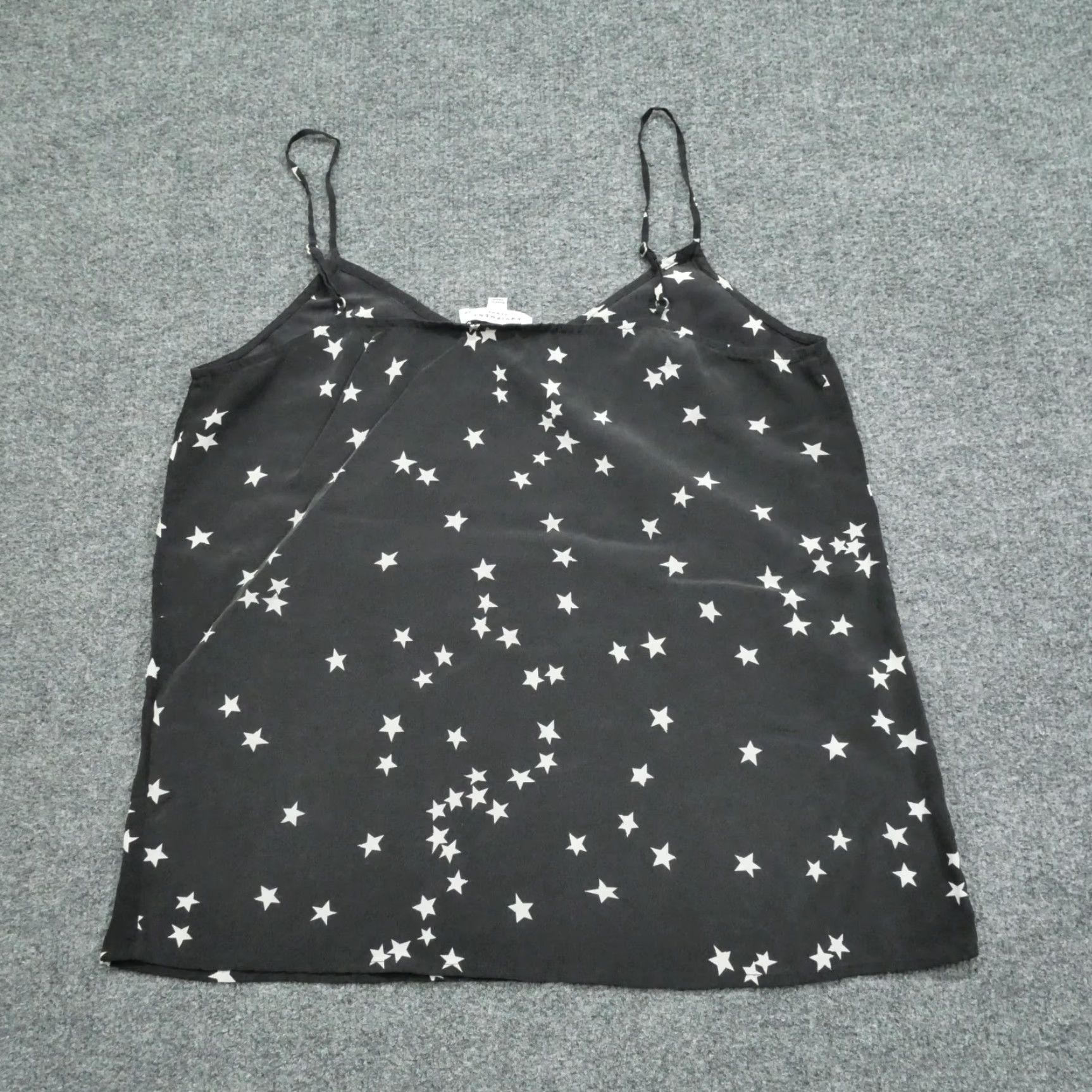 Equipment Equipment Femme Cami Womens Small Black White Stars Silk Top Size S / US 4 / IT 40 - 6 Thumbnail