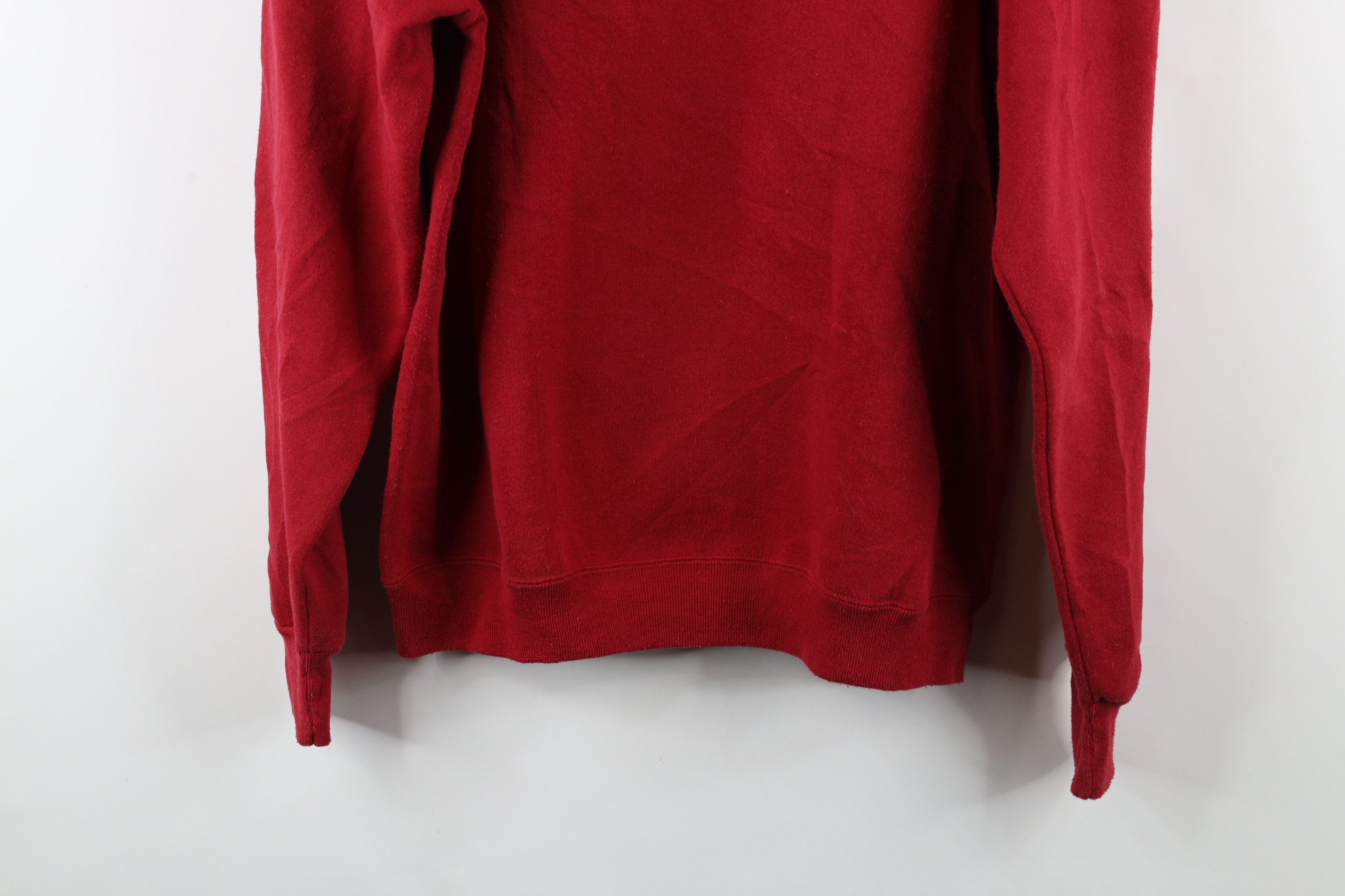 Russell Athletic × Vintage Vintage 90s Russell Athletic Crewneck Sweatshirt Red USA Size US L / EU 52-54 / 3 - 12 Thumbnail
