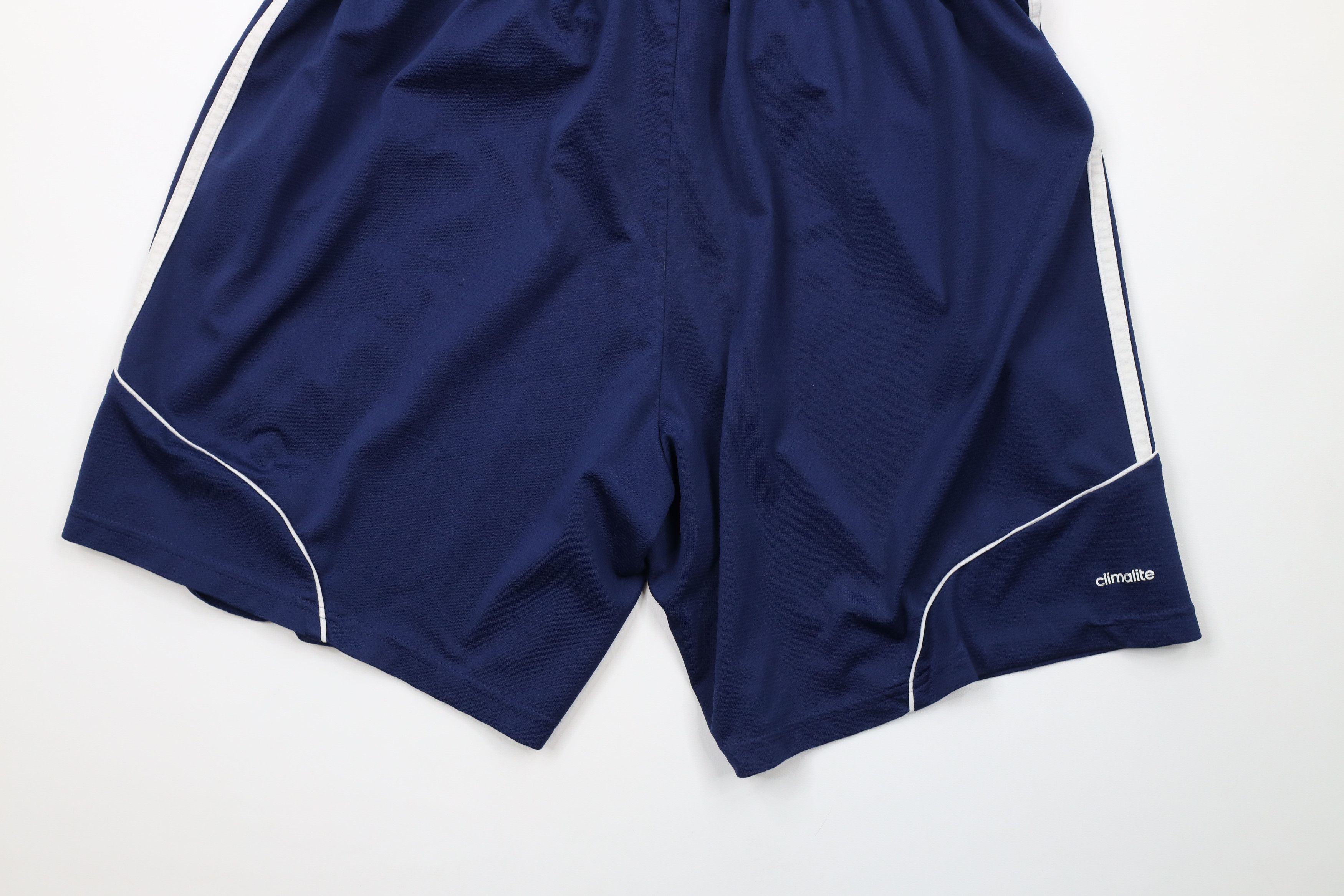 Adidas × Vintage Vintage Adidas Striped Running Jogging Soccer Shorts Blue Size US 36 / EU 52 - 10 Thumbnail