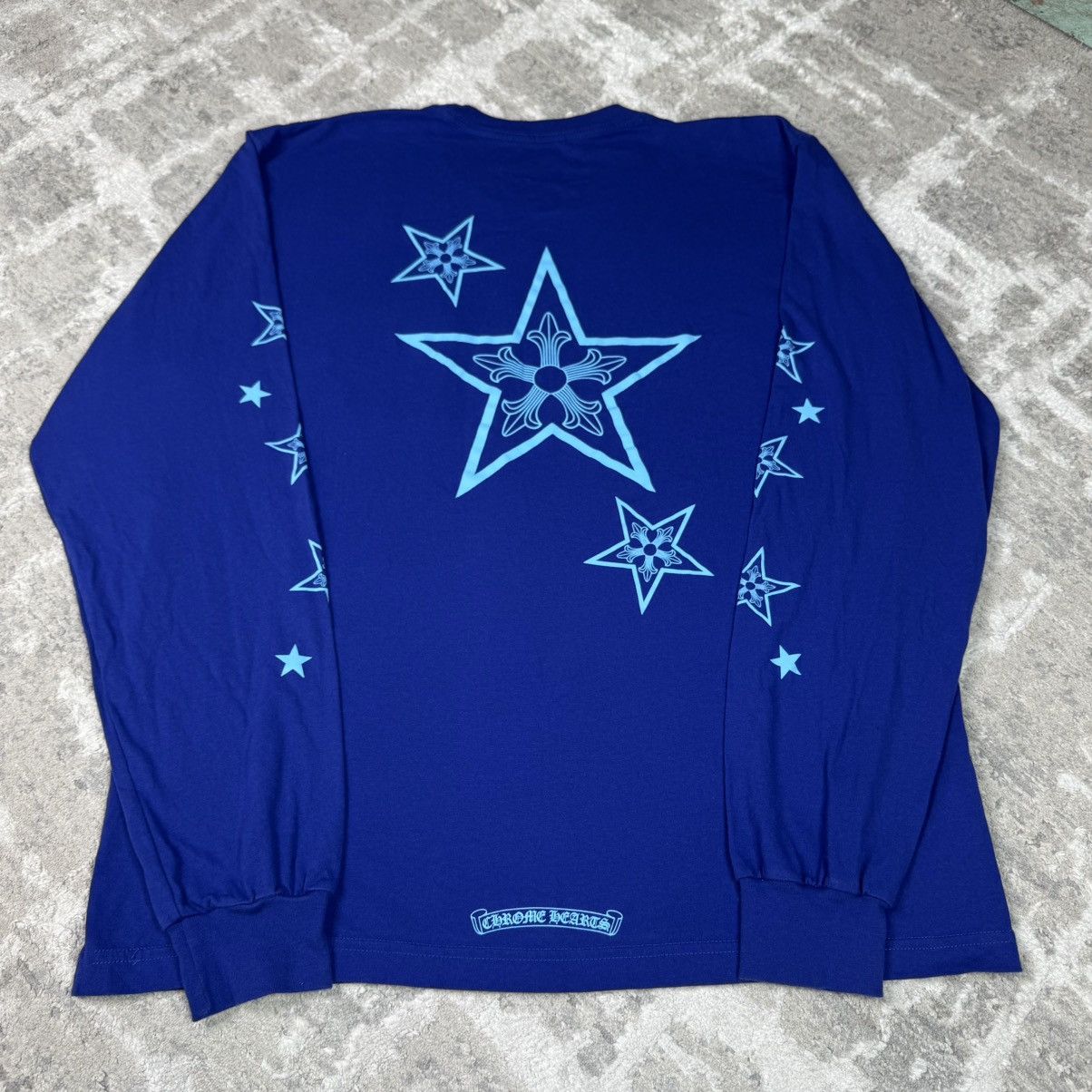 Chrome Hearts Stars logo long sleeve tee shirt Size US XL / EU 56 / 4 - 2 Thumbnail