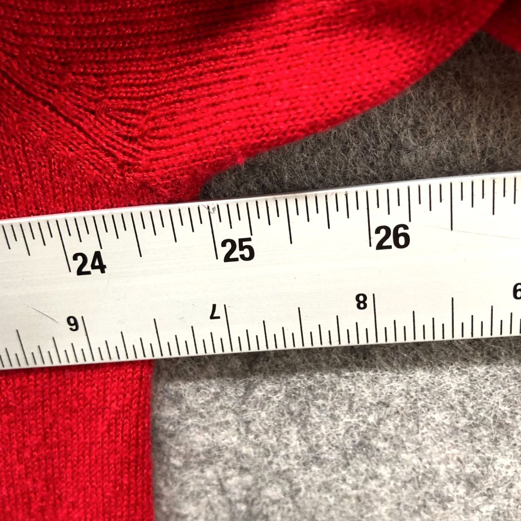 J. Jill VINTAGE J. Jill Wool Blend Cardigan Womens XL Red Longline Tunic 3 Button Lightweight Size XL / US 12-14 / IT 48-50 - 7 Thumbnail