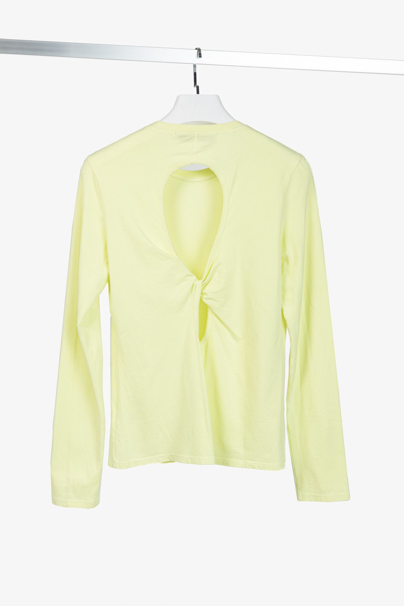 Proenza Schouler White Label Proenza Schouler White Label Jersey Cutout-Back T-Shirt Size M / US 6-8 / IT 42-44 - 2 Thumbnail