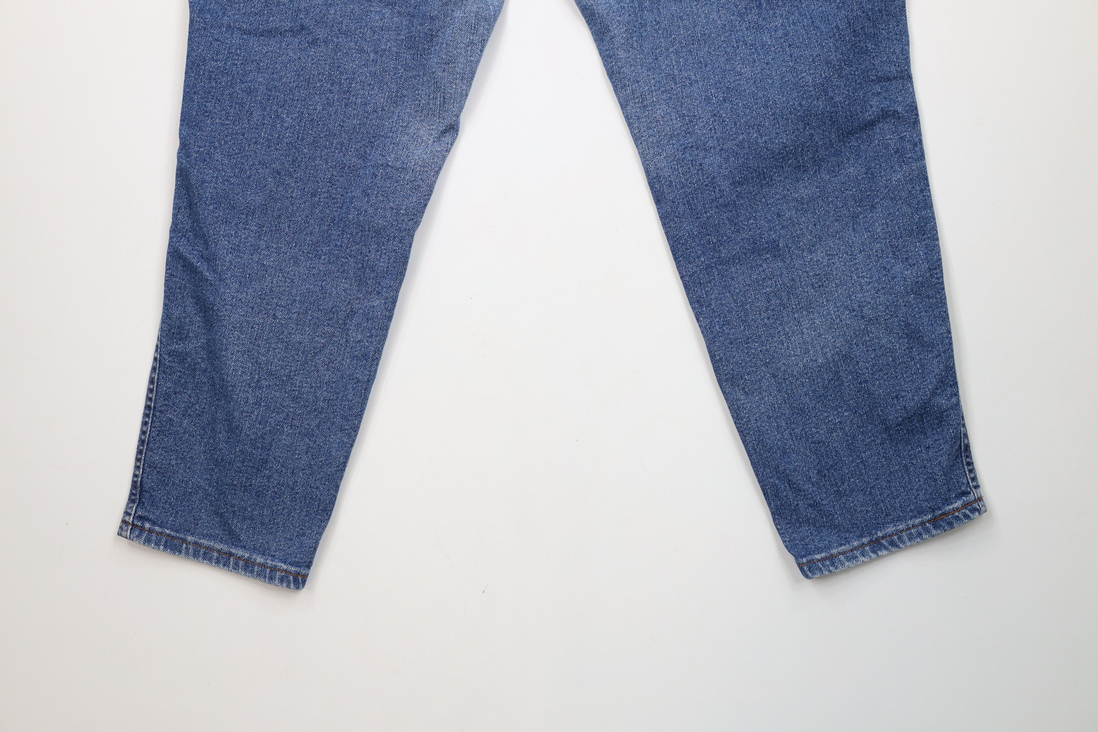 Vintage Vintage 90s Streetwear Tapered Leg Denim Jeans Blue USA Size 42" / US 20 - 14 Thumbnail
