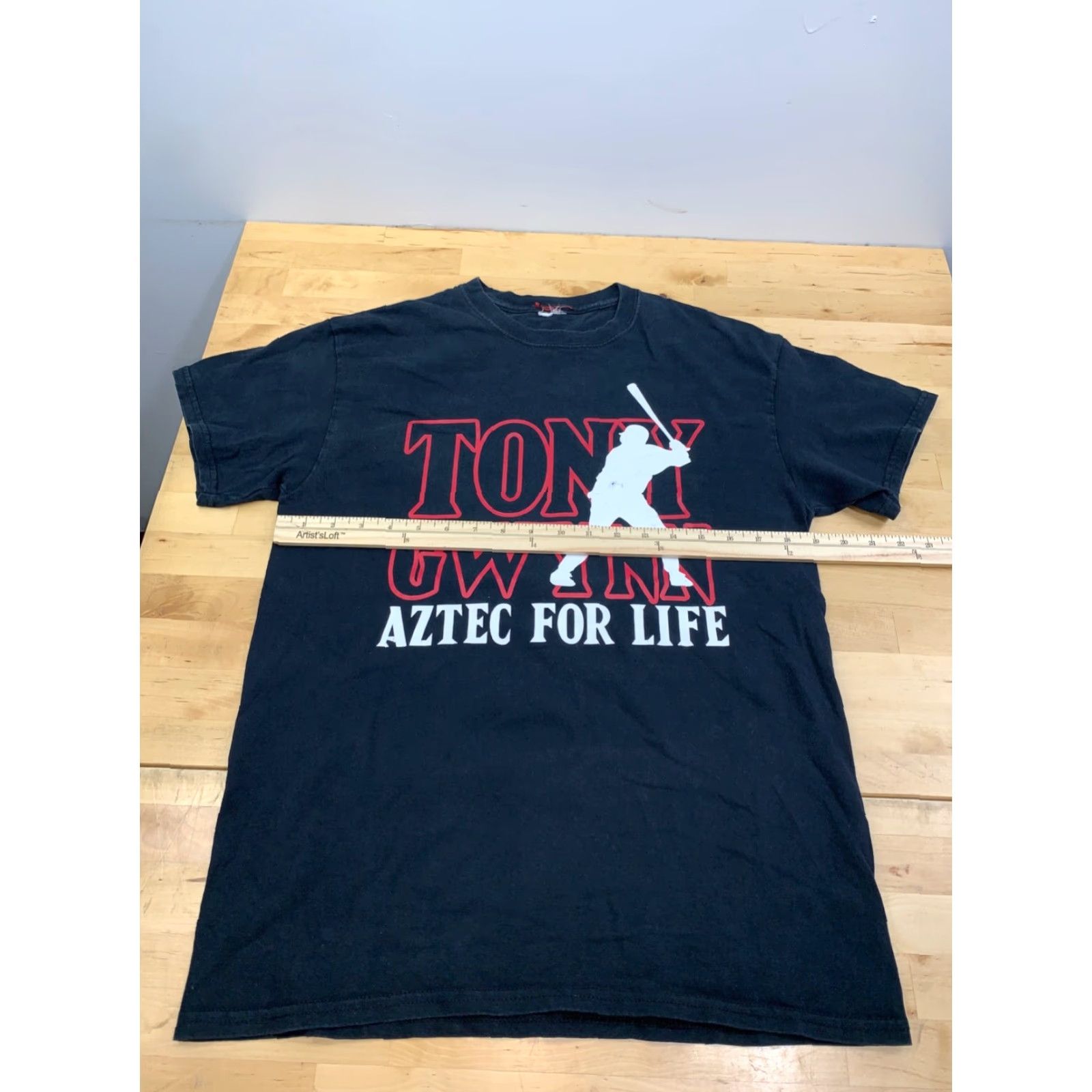 Alife VINTAGE San Diego Tony Gwynn Shirt Mens S Black Aztec for Life College Baseball 11104 Size US S / EU 44-46 / 1 - 5 Thumbnail
