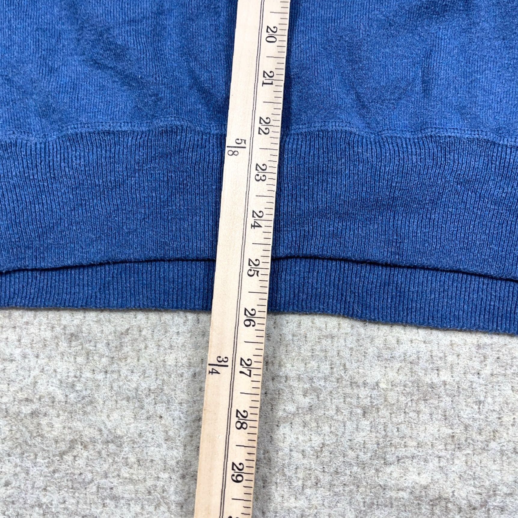 Polo Ralph Lauren Polo Ralph Lauren Sweater Men 2XL Blue Crewneck Pullover Knit Solid Cotton Embroidered Logo Pony Modern Classic Preppy Size US XXL / EU 58 / 5 - 7 Thumbnail