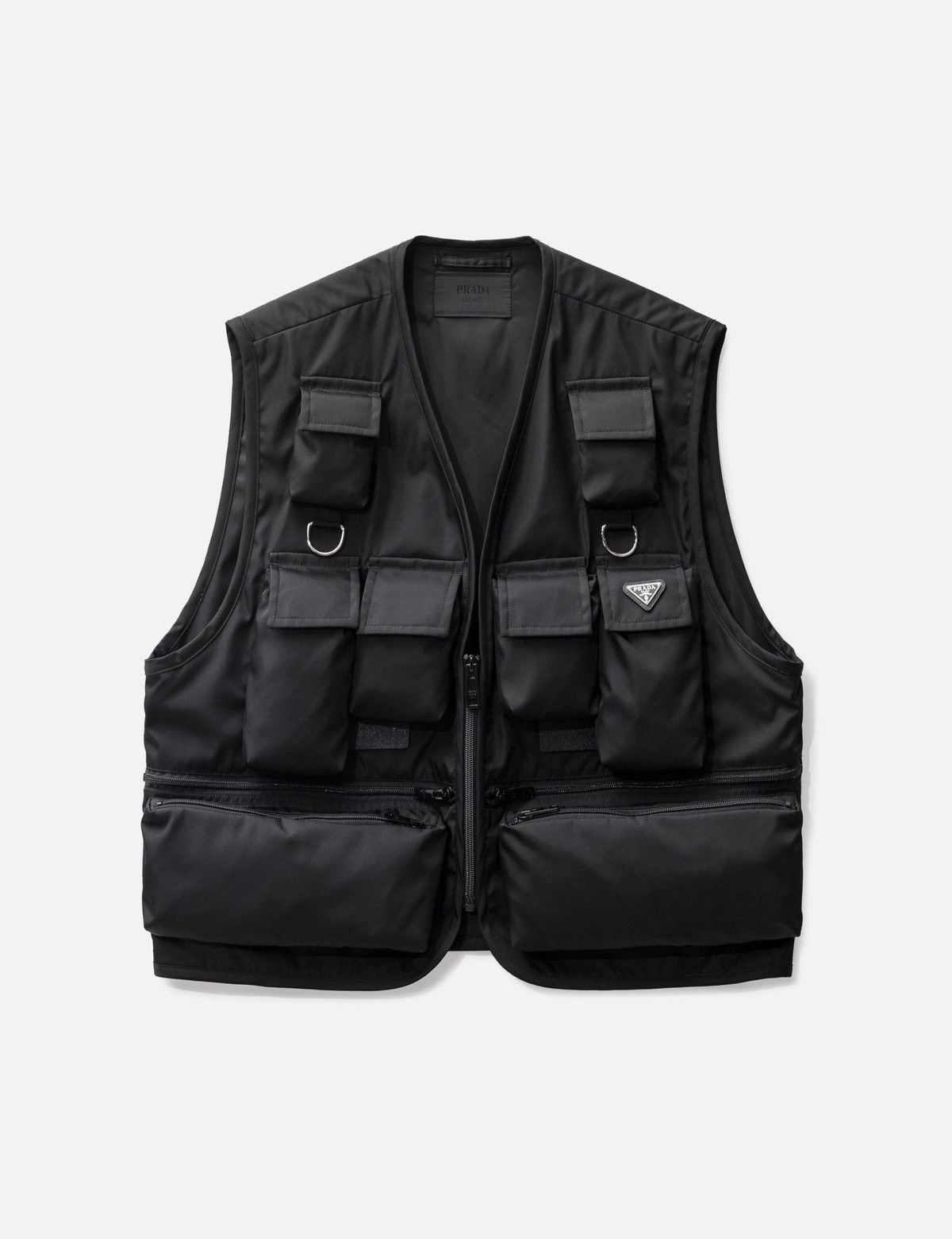 Prada 🔥Prada🔥 Black Re-Nylon Multi-Pocket Cargo Vest Size US XXL / EU 58 / 5 - 2 Thumbnail